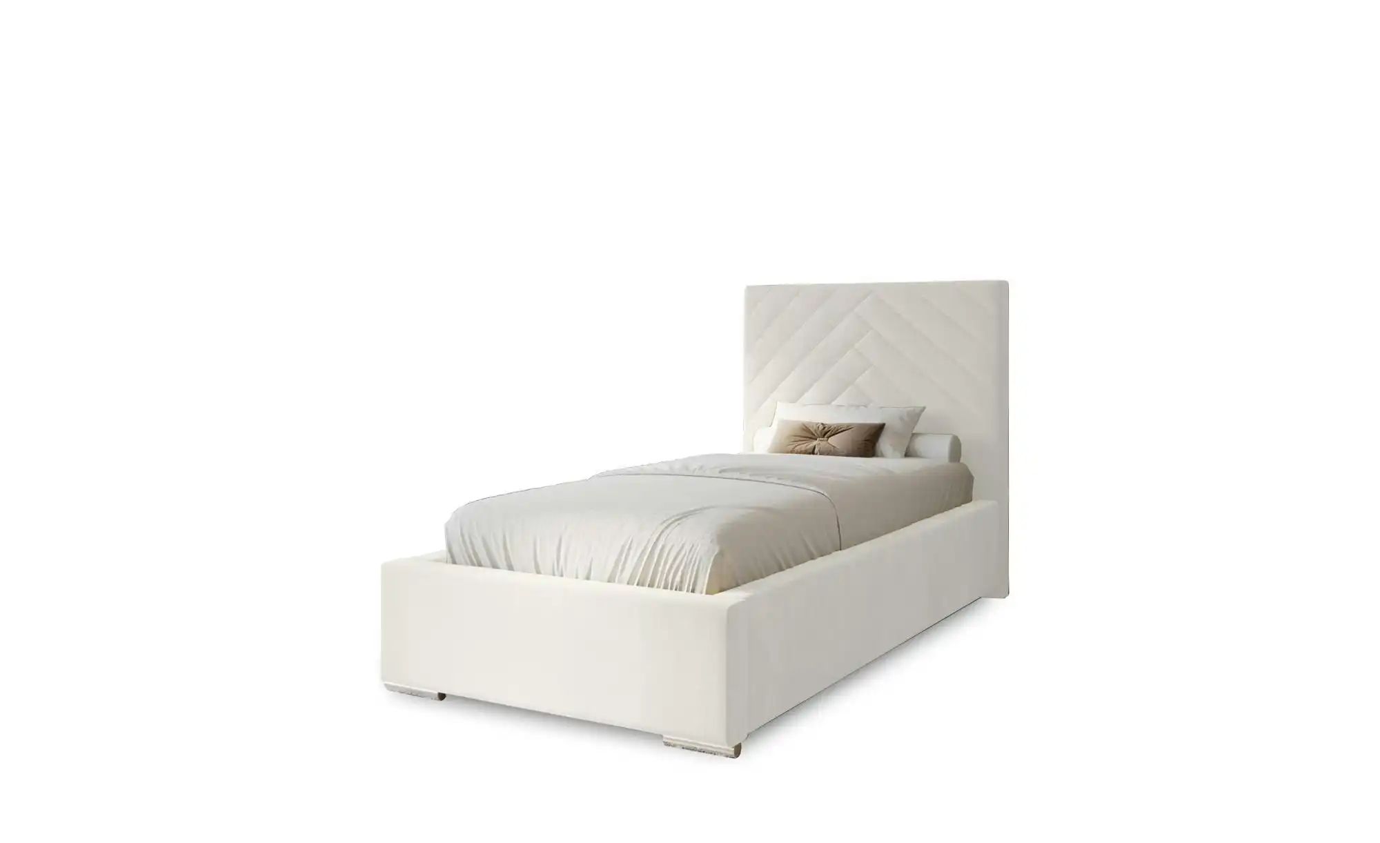 Polsterbett mit Stauraum Aberfeldy ¦ weiß ¦ Maße (cm): B: 115 H: 100 Betten günstig online kaufen