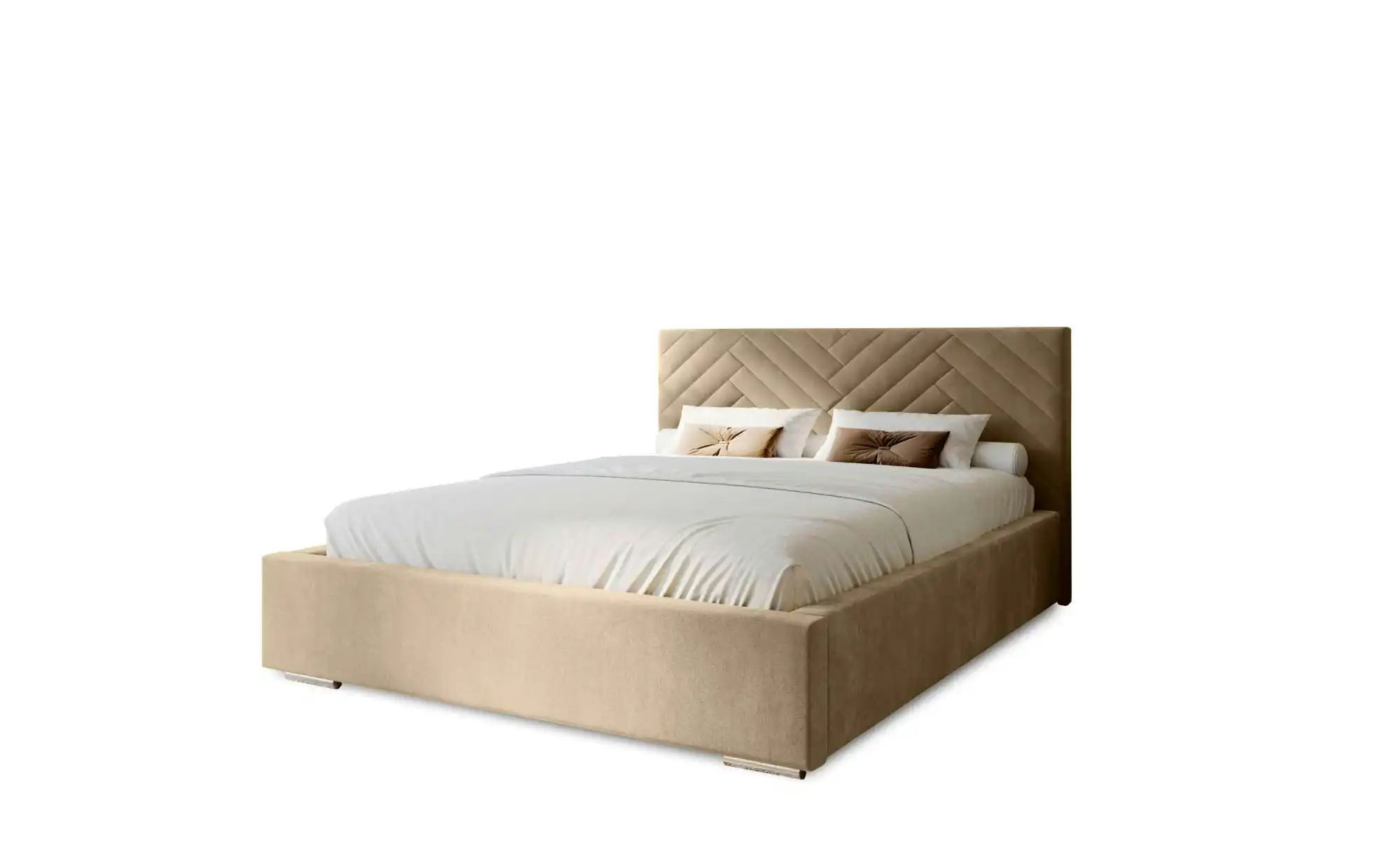 Polsterbett mit Stauraum Aberfeldy ¦ beige ¦ Maße (cm): B: 195 H: 100 Bette günstig online kaufen