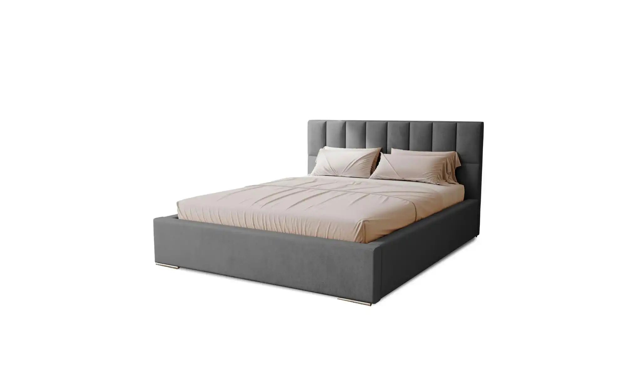 Polsterbett mit Stauraum Draven ¦ grau ¦ Maße (cm): B: 135 H: 100 Betten > günstig online kaufen