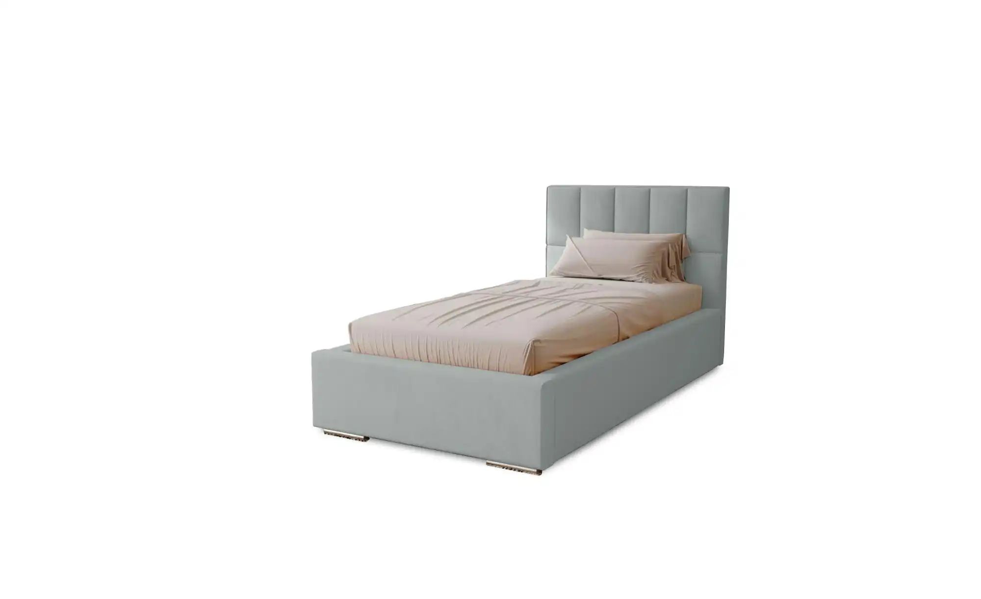 Polsterbett mit Stauraum Draven ¦ silber ¦ Maße (cm): B: 115 H: 100 Betten günstig online kaufen