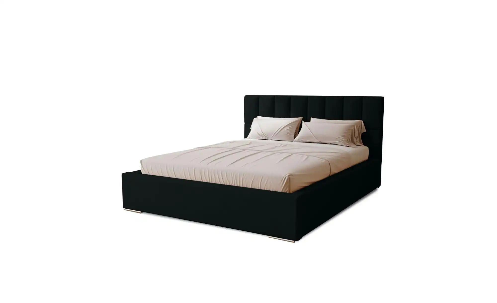 Polsterbett mit Stauraum Draven ¦ schwarz ¦ Maße (cm): B: 155 H: 100 Betten günstig online kaufen