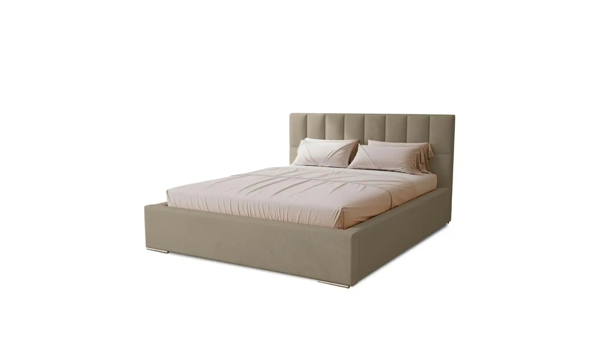 Polsterbett mit Stauraum Draven ¦ beige ¦ Maße (cm): B: 215 H: 100 Betten > günstig online kaufen