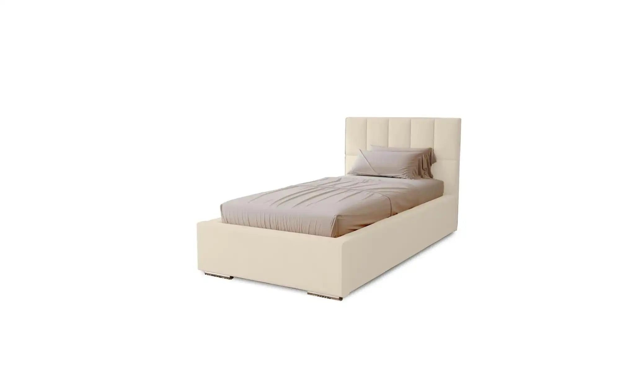 Polsterbett mit Stauraum Draven ¦ beige ¦ Maße (cm): B: 105 H: 100 Betten > günstig online kaufen