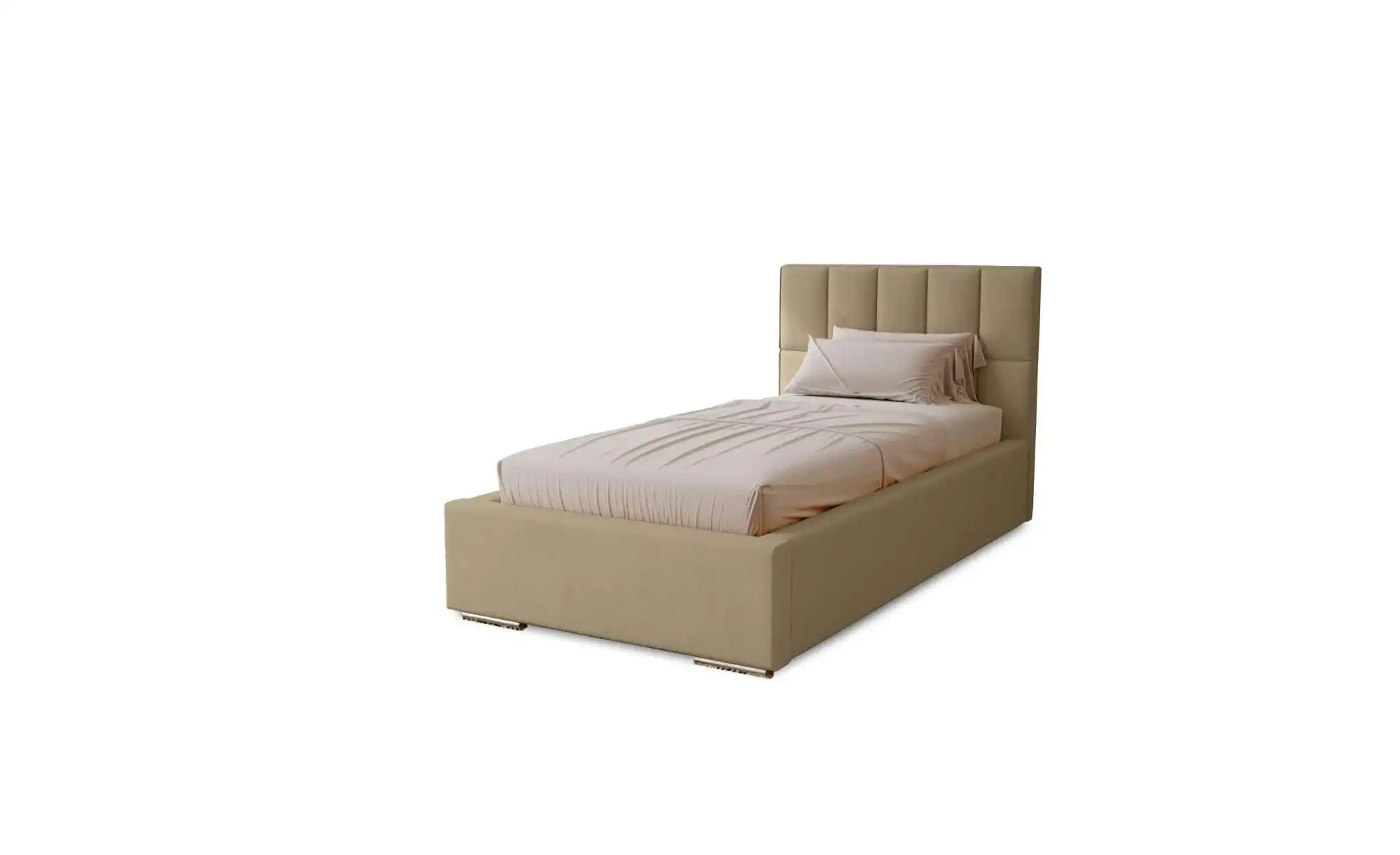 Polsterbett mit Stauraum Draven ¦ beige ¦ Maße (cm): B: 105 H: 100 Betten > günstig online kaufen