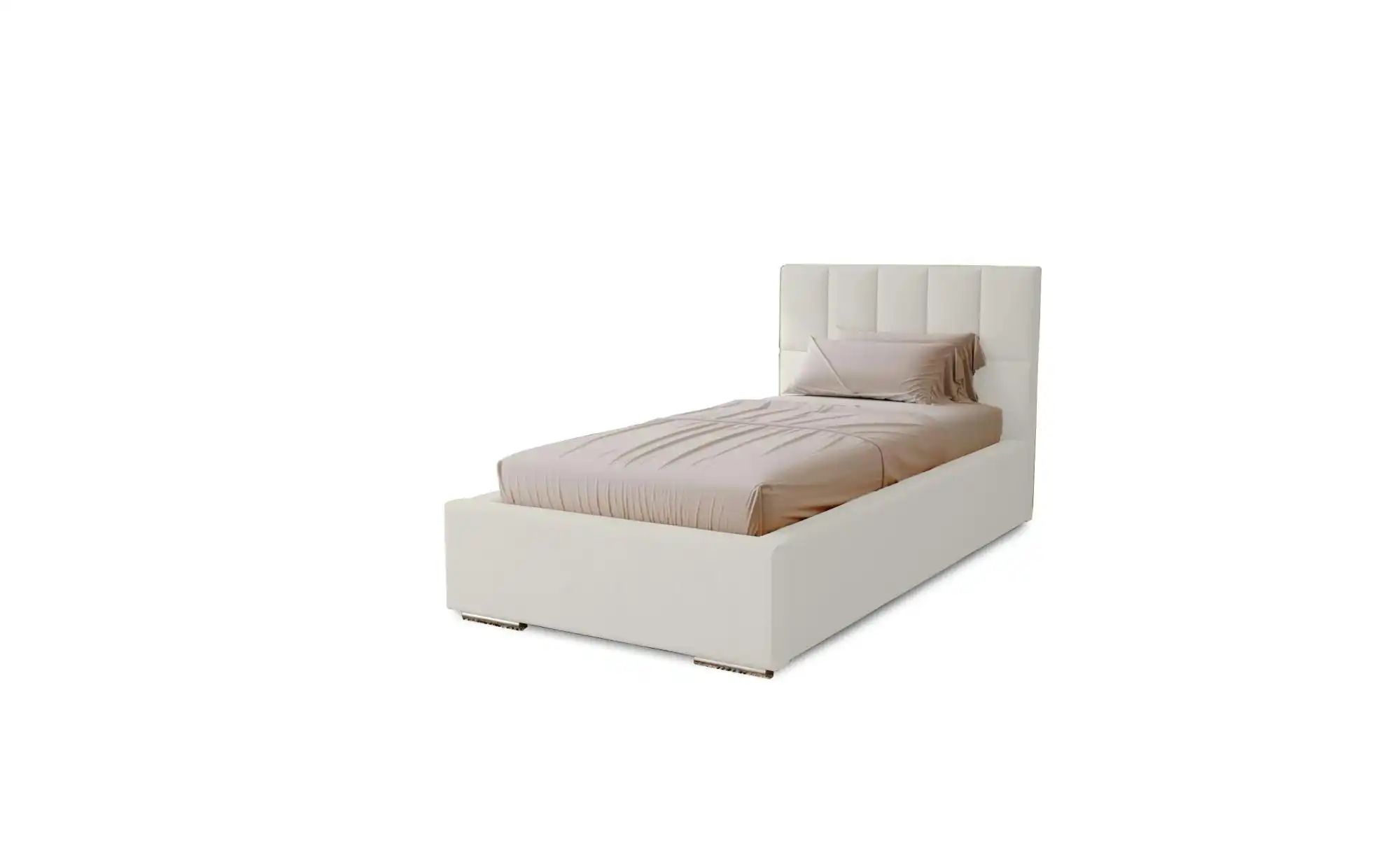 Polsterbett mit Stauraum Draven ¦ weiß ¦ Maße (cm): B: 105 H: 100 Betten > günstig online kaufen