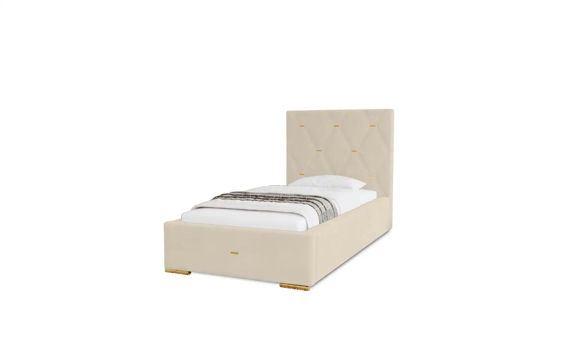 Polsterbett mit Stauraum  Gwithian ¦ beige ¦ Maße (cm): B: 105 H: 100 Bette günstig online kaufen