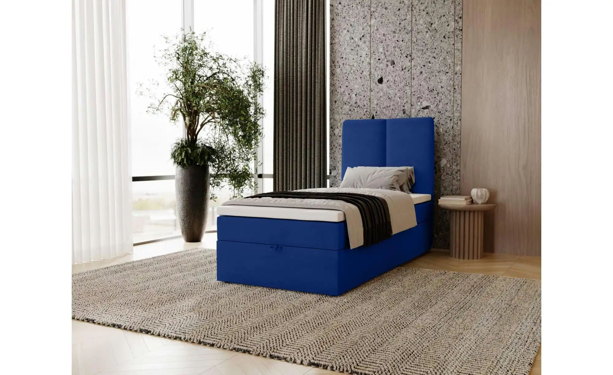 Boxbett mit Stauraum  Macclesfield ¦ blau ¦ Maße (cm): B: 81 H: 110 Betten günstig online kaufen