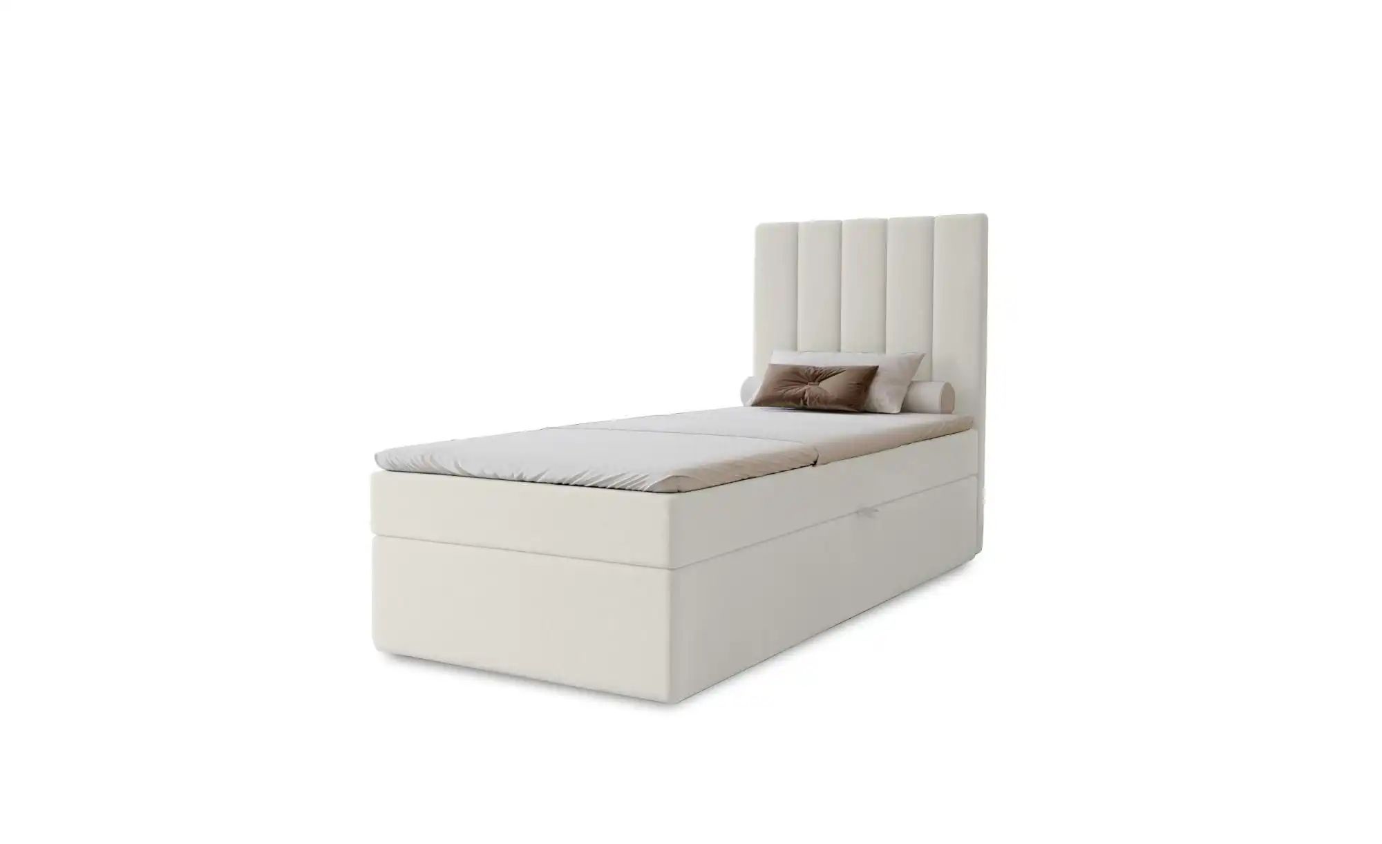 Boxbett mit Stauraum  Nelia ¦ weiß ¦ Maße (cm): B: 92 H: 124 Betten > Polst günstig online kaufen