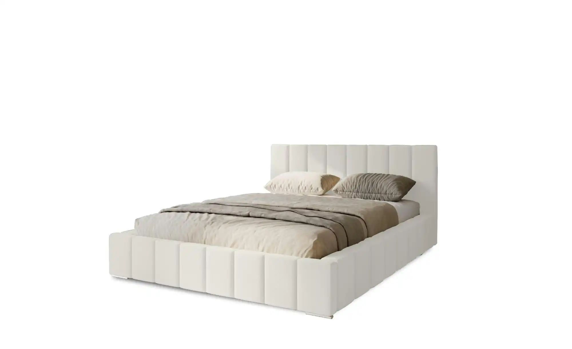 Polsterbett mit Stauraum Margate ¦ weiß ¦ Maße (cm): B: 155 H: 100 Betten > günstig online kaufen