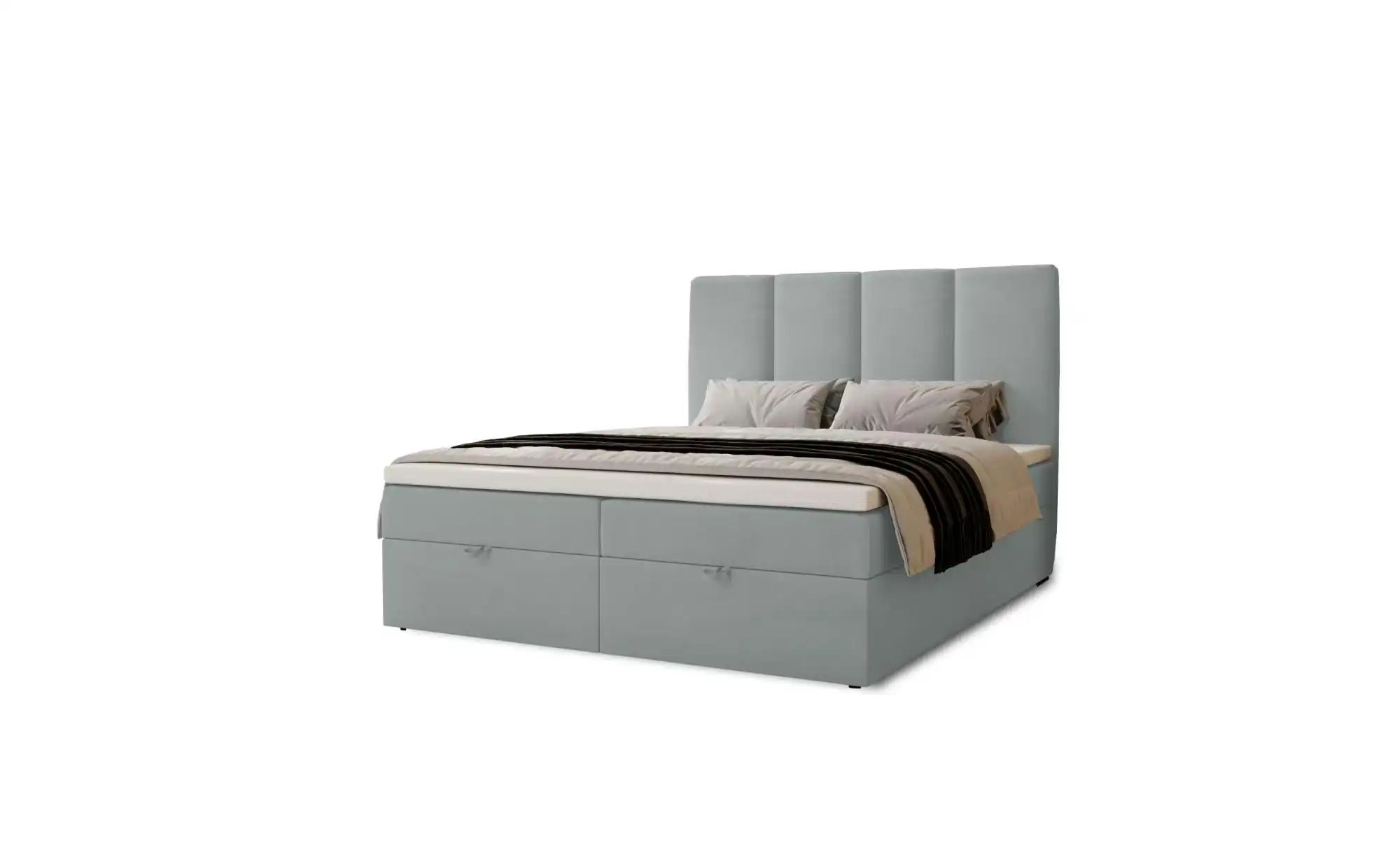 Boxbett mit Stauraum  Macclesfield ¦ grau ¦ Maße (cm): B: 121 H: 110 Betten günstig online kaufen