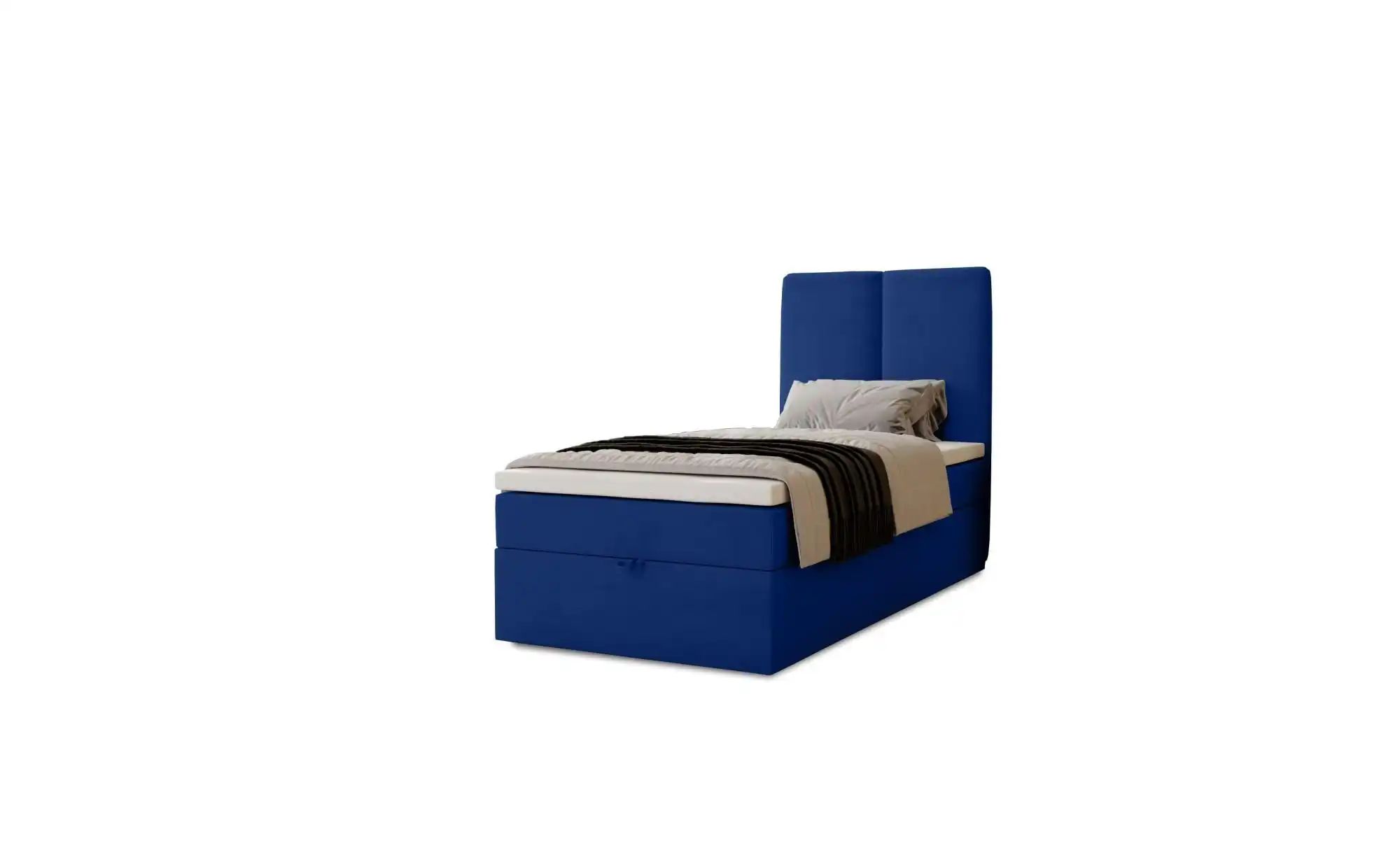 Boxbett mit Stauraum  Macclesfield ¦ blau ¦ Maße (cm): B: 101 H: 110 Betten günstig online kaufen