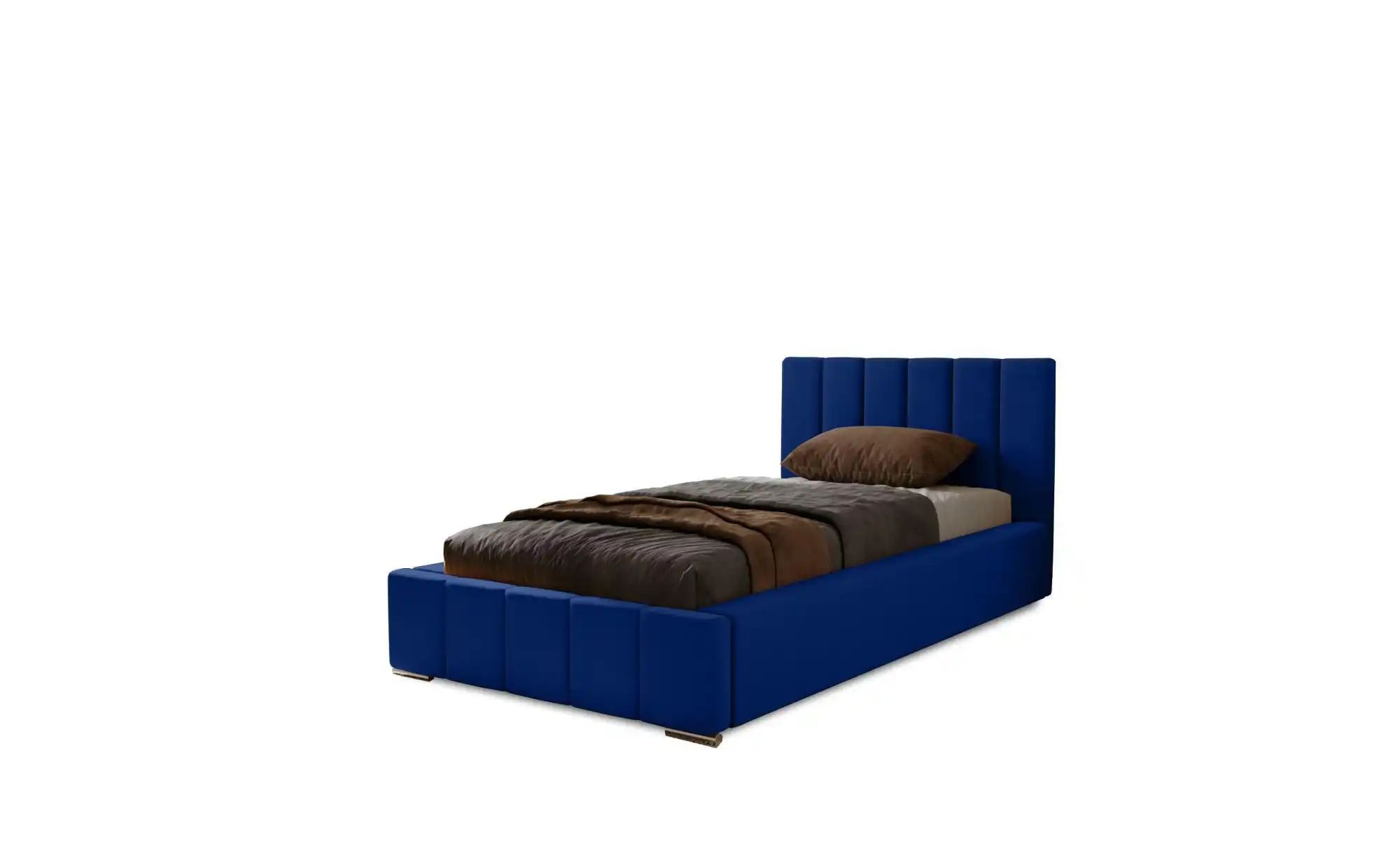 Polsterbett mit Stauraum  Nelia ¦ blau ¦ Maße (cm): B: 95 H: 100 Betten > P günstig online kaufen