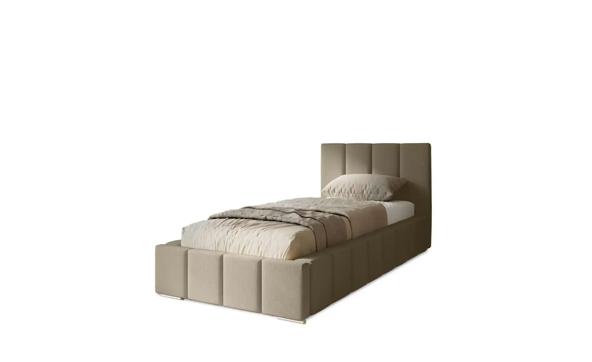 Polsterbett mit Stauraum Margate ¦ beige ¦ Maße (cm): B: 105 H: 100 Betten günstig online kaufen