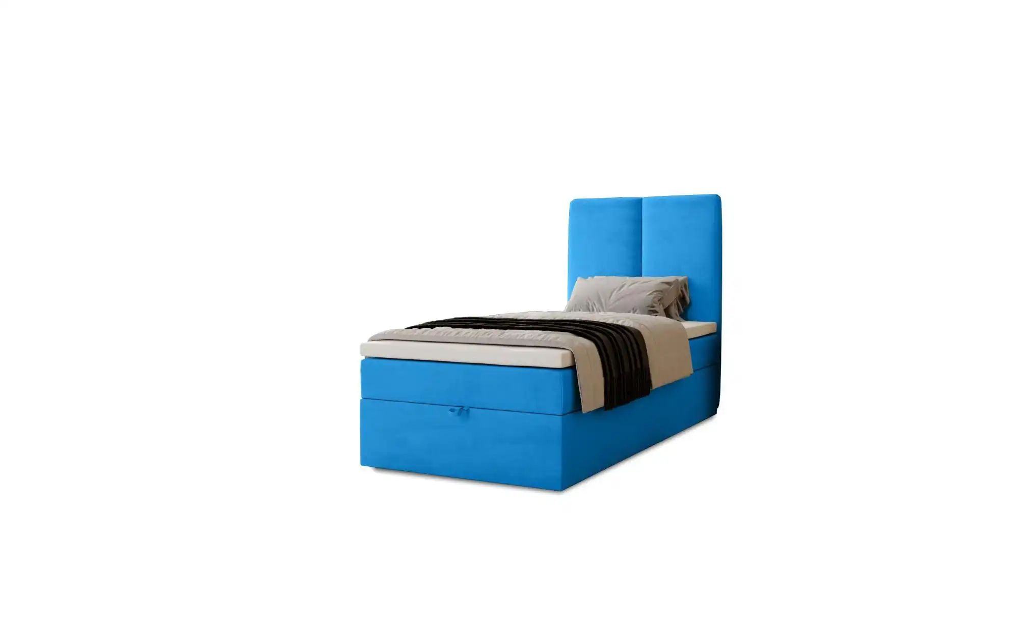 Boxbett mit Stauraum  Macclesfield ¦ blau ¦ Maße (cm): B: 91 H: 110 Betten günstig online kaufen