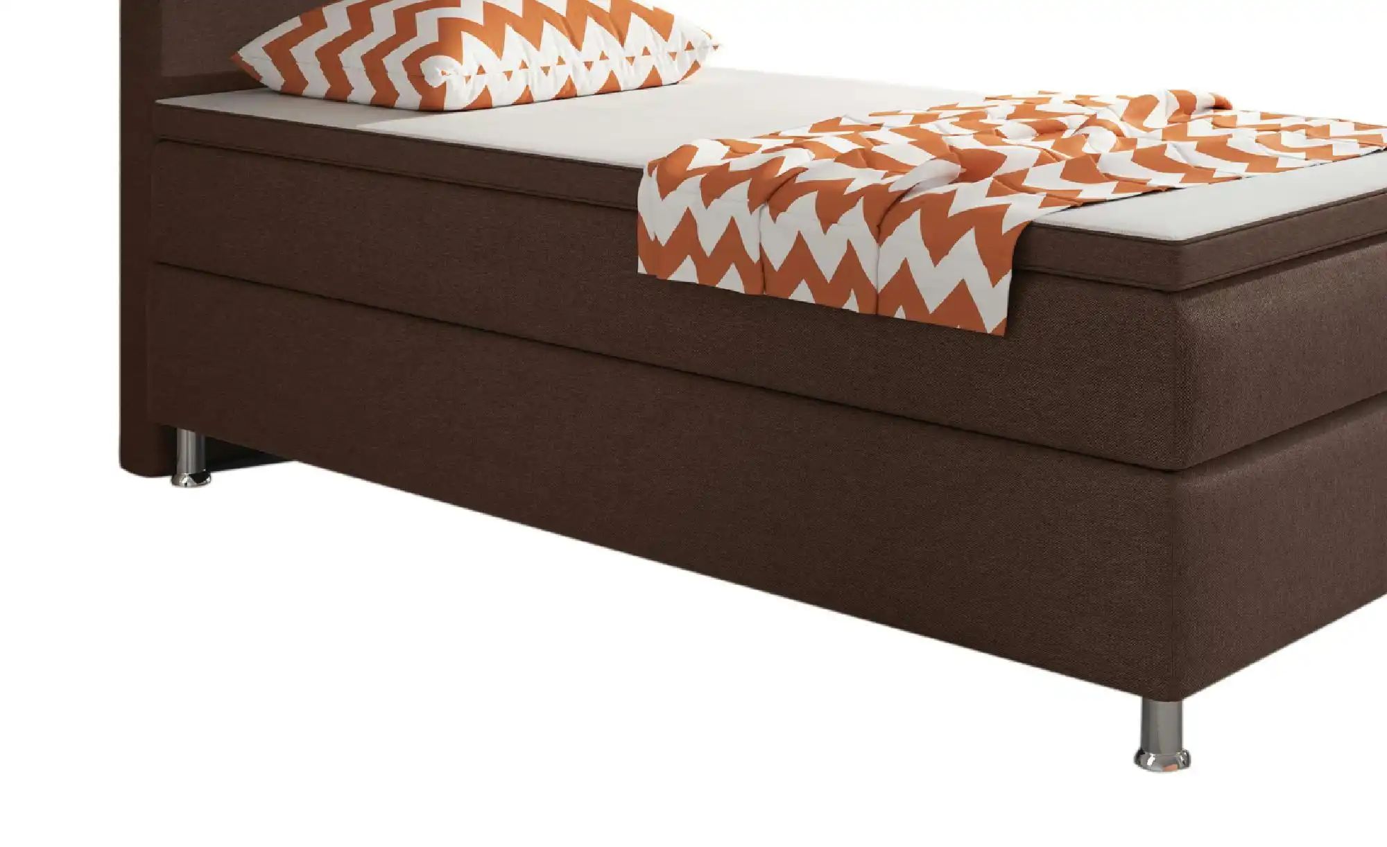 Thumbnail - Boxspringbett Berlin ¦ braun ¦ Maße (cm): B: 90 H: 115 Betten > Boxspringbetten - Höffner