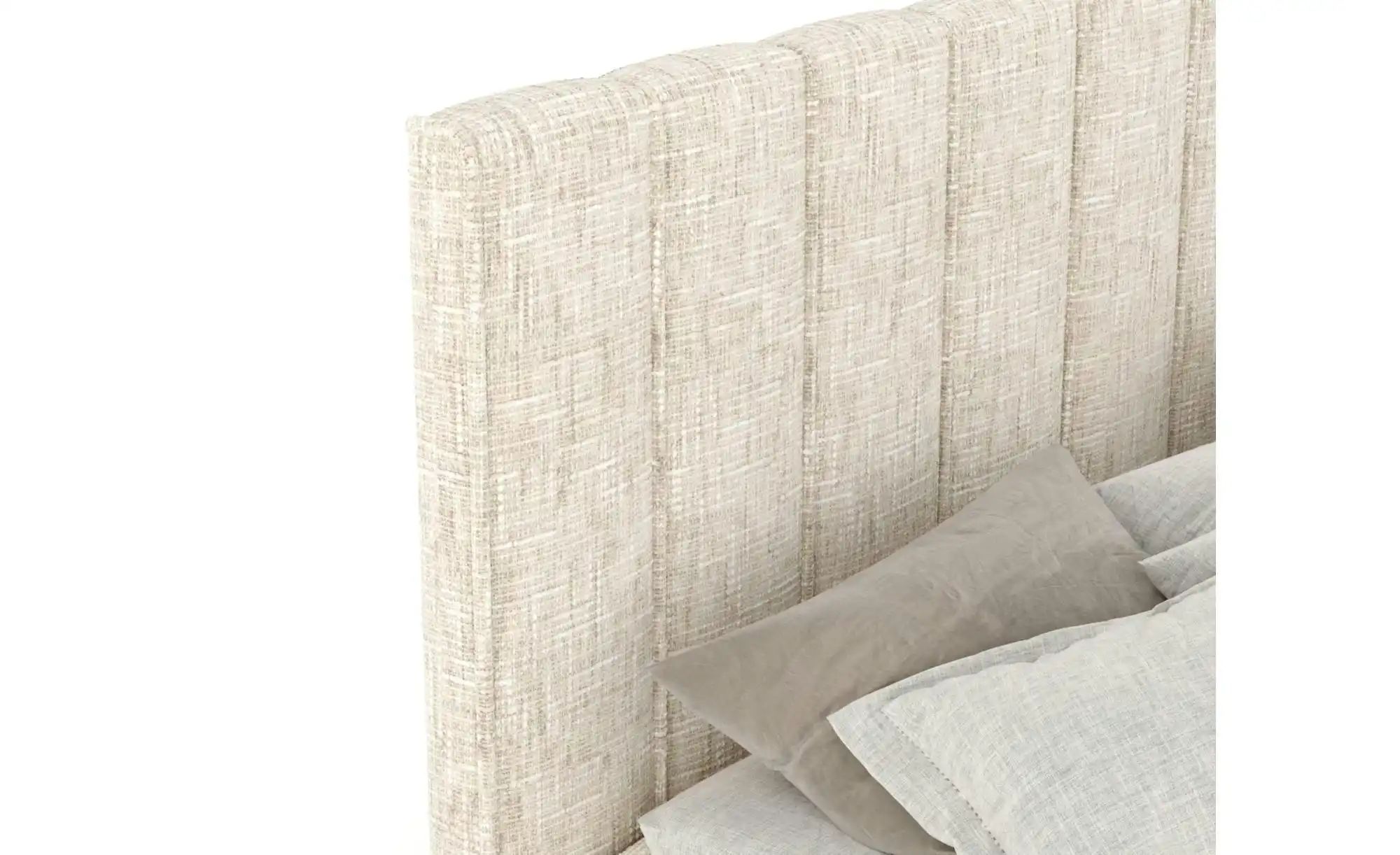 Boxspringbett mit Stauraum   ¦ creme ¦ Maße (cm): B: 165 H: 124 Betten > Ko günstig online kaufen