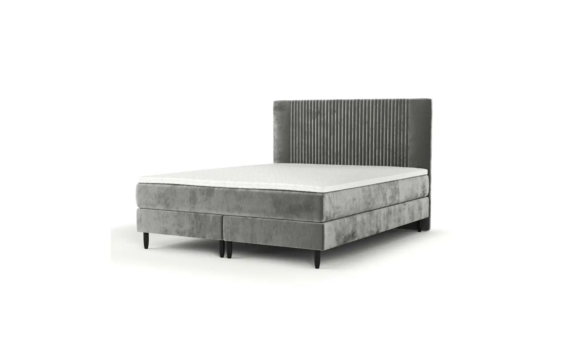 Boxspringbett   ¦ grau ¦ Maße (cm): B: 142 H: 119 Betten > Komfortbetten - günstig online kaufen