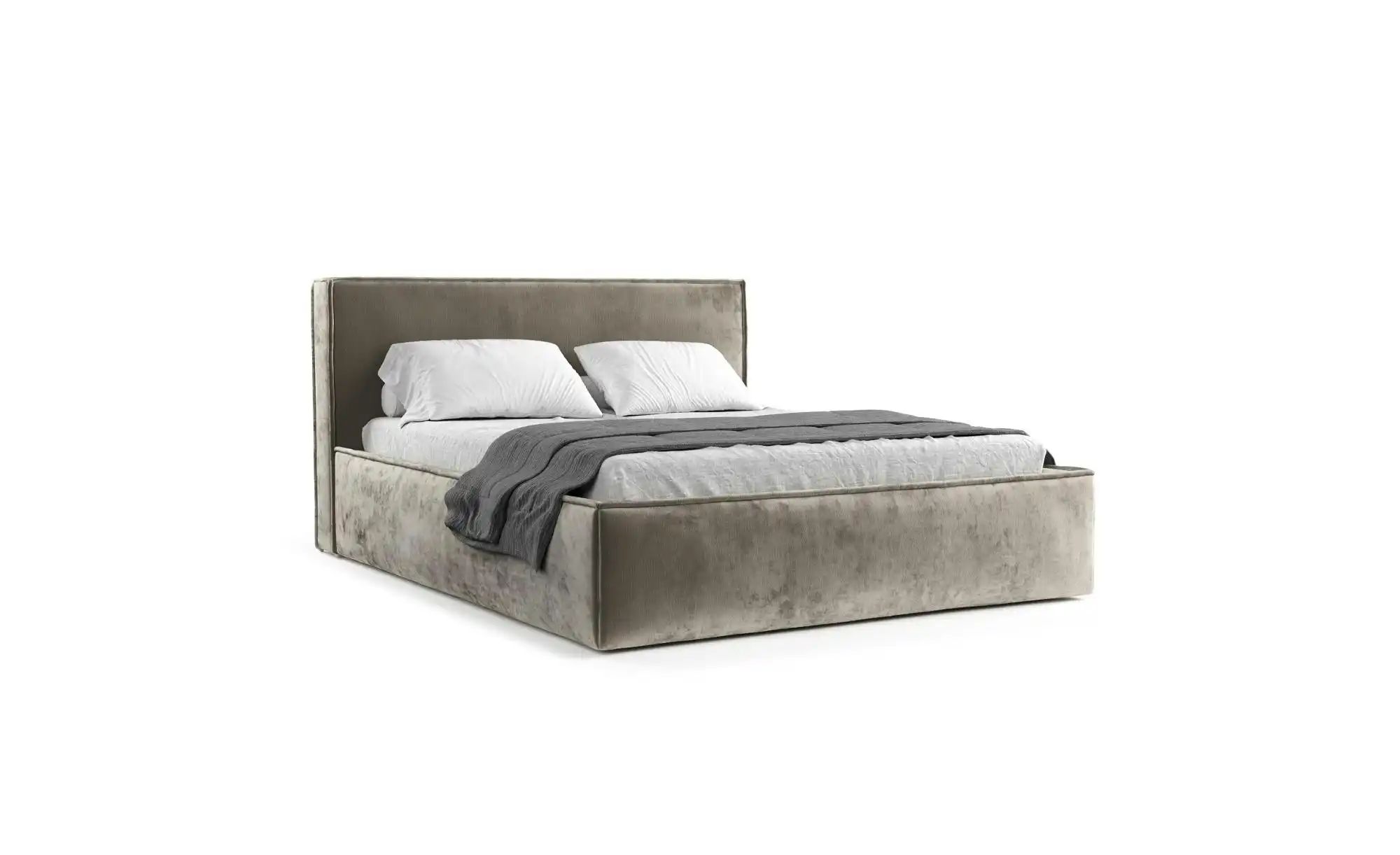 Polsterbett   ¦ beige ¦ Maße (cm): B: 202 H: 102 Betten > Polsterbetten - H günstig online kaufen