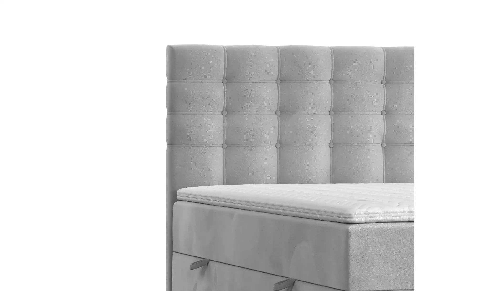Boxspringbett mit Stauraum   ¦ grau ¦ Maße (cm): B: 182 H: 120 Betten > Kom günstig online kaufen
