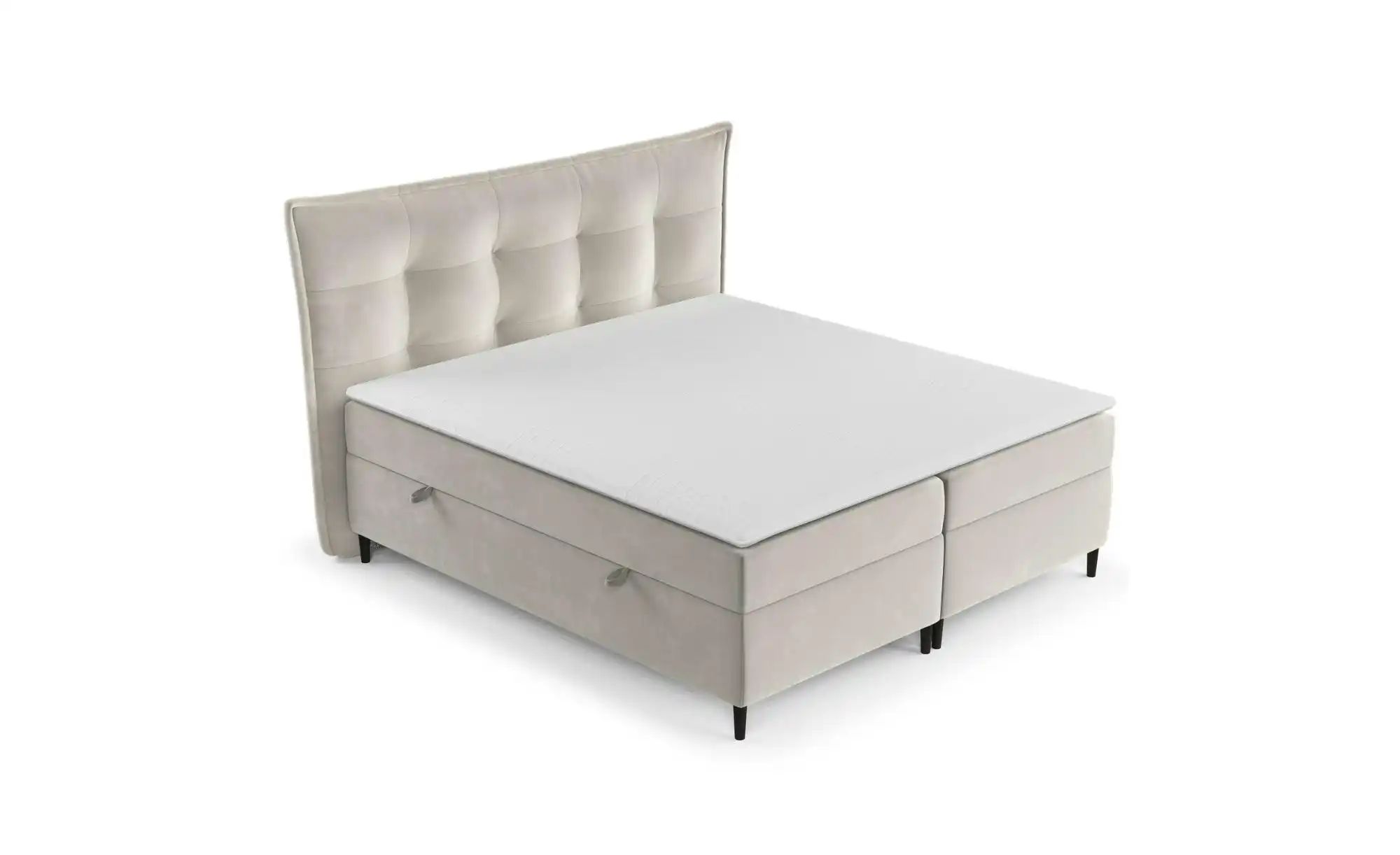 Boxspringbett mit Stauraum   ¦ beige ¦ Maße (cm): B: 213 H: 130 Betten > Ko günstig online kaufen