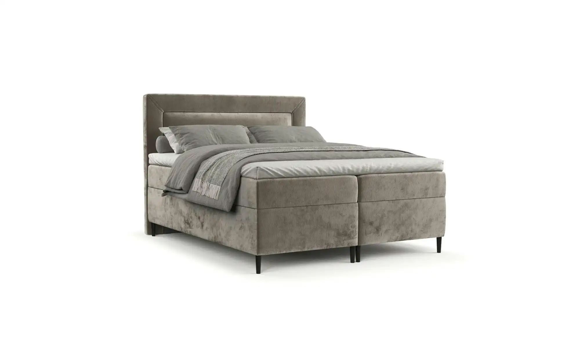 Boxspringbett mit Stauraum   ¦ beige ¦ Maße (cm): B: 182 H: 123 Betten > Ko günstig online kaufen