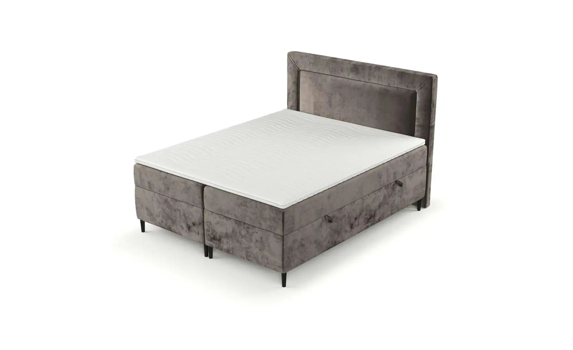 Boxspringbett mit Stauraum   ¦ braun ¦ Maße (cm): B: 202 H: 123 Betten > Ko günstig online kaufen