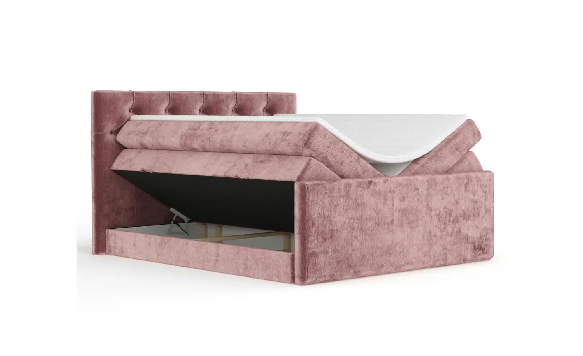 Boxspringbett mit Stauraum   ¦ rosa/pink ¦ Maße (cm): B: 182 H: 118 Betten günstig online kaufen