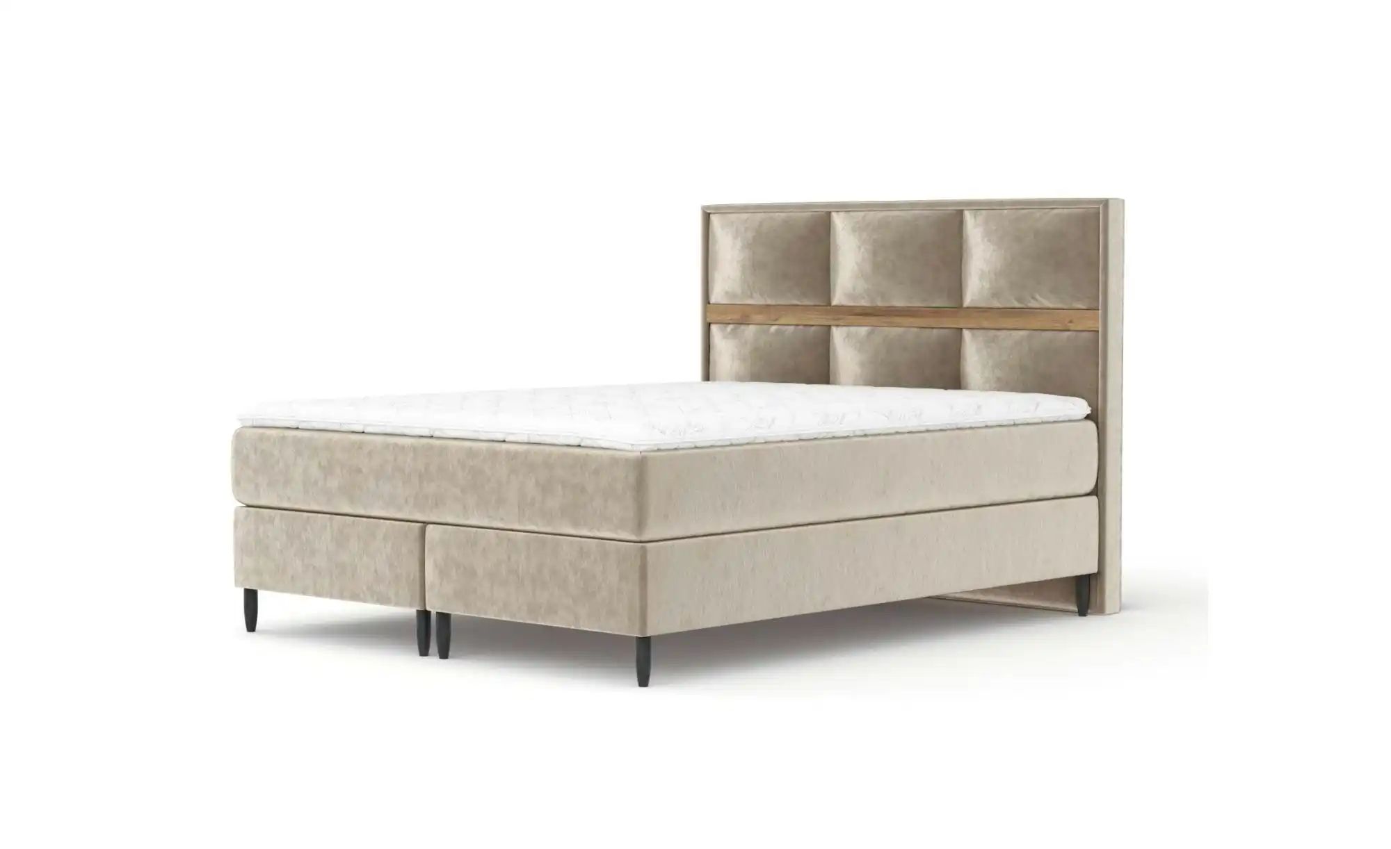 Boxspringbett ¦ beige ¦ Maße (cm): B: 145 H: 123 Betten > Komfortbetten - günstig online kaufen