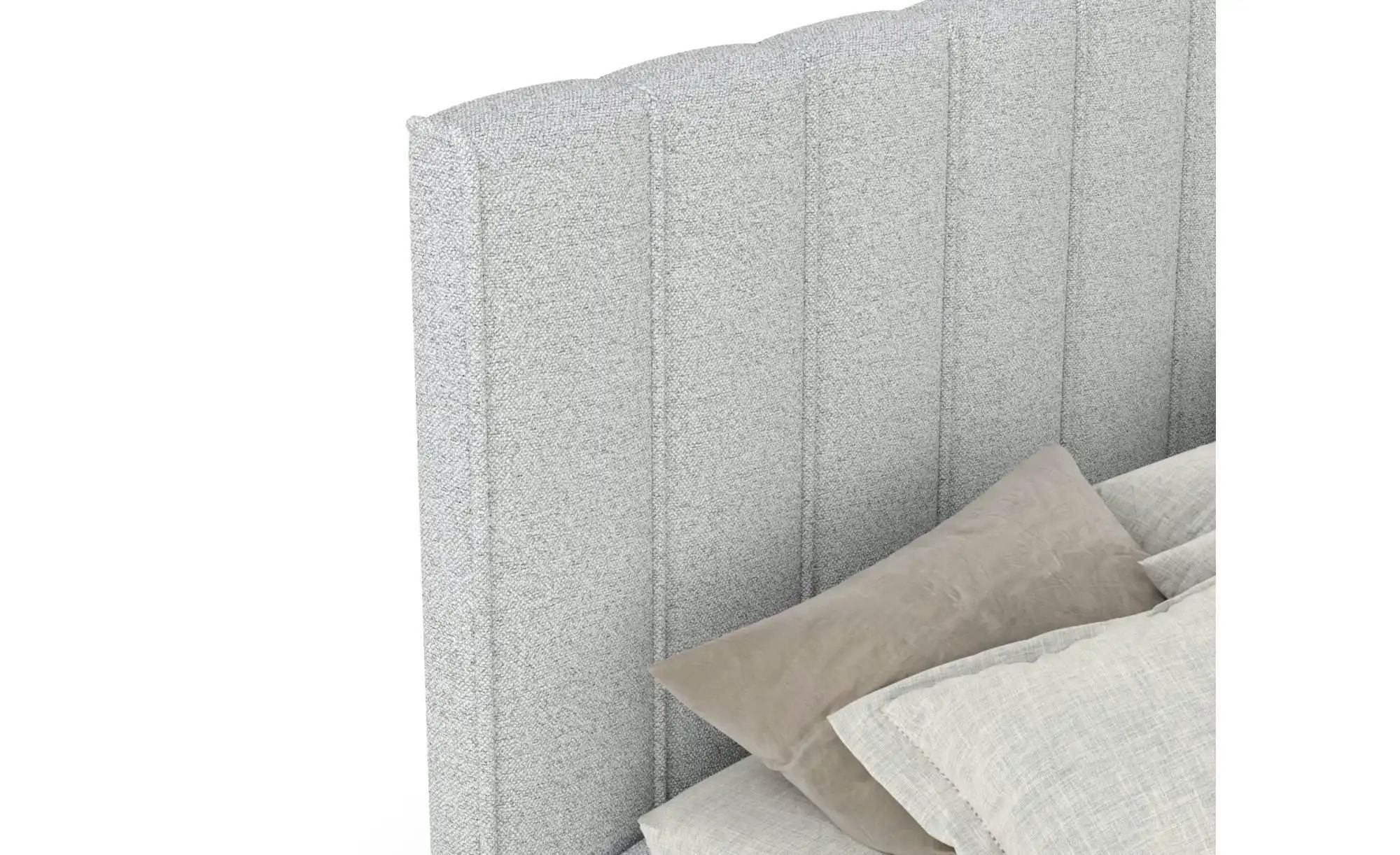 Boxspringbett mit Stauraum   ¦ grau ¦ Maße (cm): B: 165 H: 124 Betten > Kom günstig online kaufen
