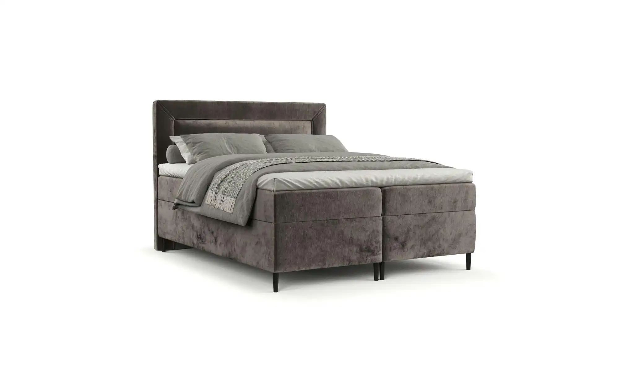 Boxspringbett mit Stauraum   ¦ braun ¦ Maße (cm): B: 162 H: 123 Betten > Ko günstig online kaufen