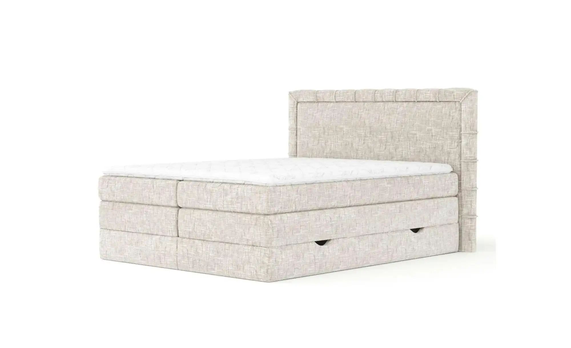 Boxspringbett mit Stauraum   ¦ creme ¦ Maße (cm): B: 167 H: 123 Betten > Ko günstig online kaufen