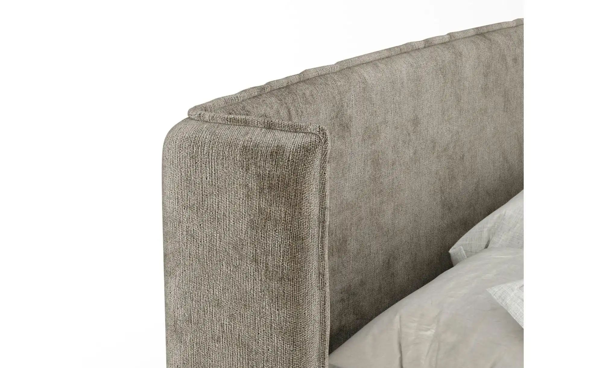 Boxspringbett mit Stauraum   ¦ beige ¦ Maße (cm): B: 198 H: 117 Betten > Ko günstig online kaufen