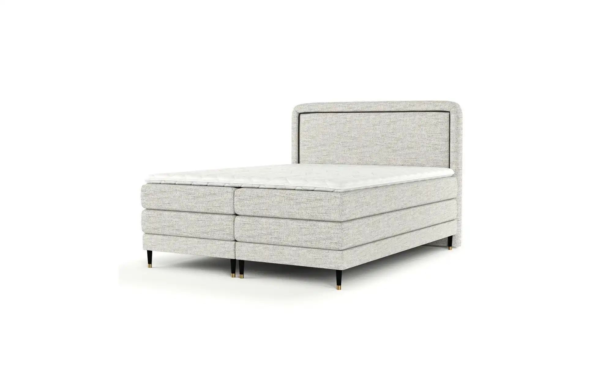 Boxspringbett   ¦ grau ¦ Maße (cm): B: 203 H: 122 Betten > Komfortbetten - günstig online kaufen