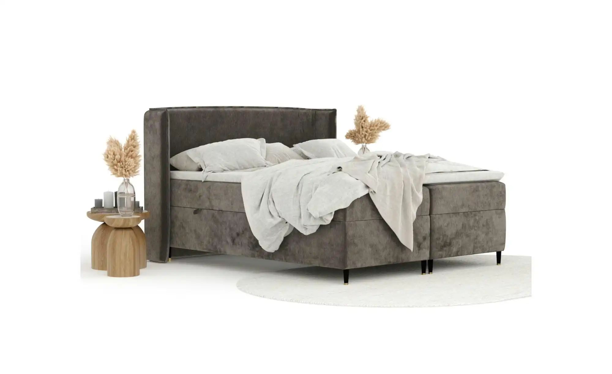 Boxspringbett mit Stauraum   ¦ braun ¦ Maße (cm): B: 178 H: 117 Betten > Ko günstig online kaufen