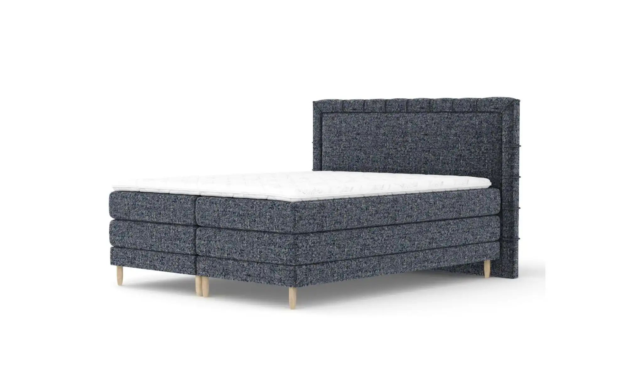 Boxspringbett   ¦ blau ¦ Maße (cm): B: 227 H: 123 Betten > Komfortbetten - günstig online kaufen