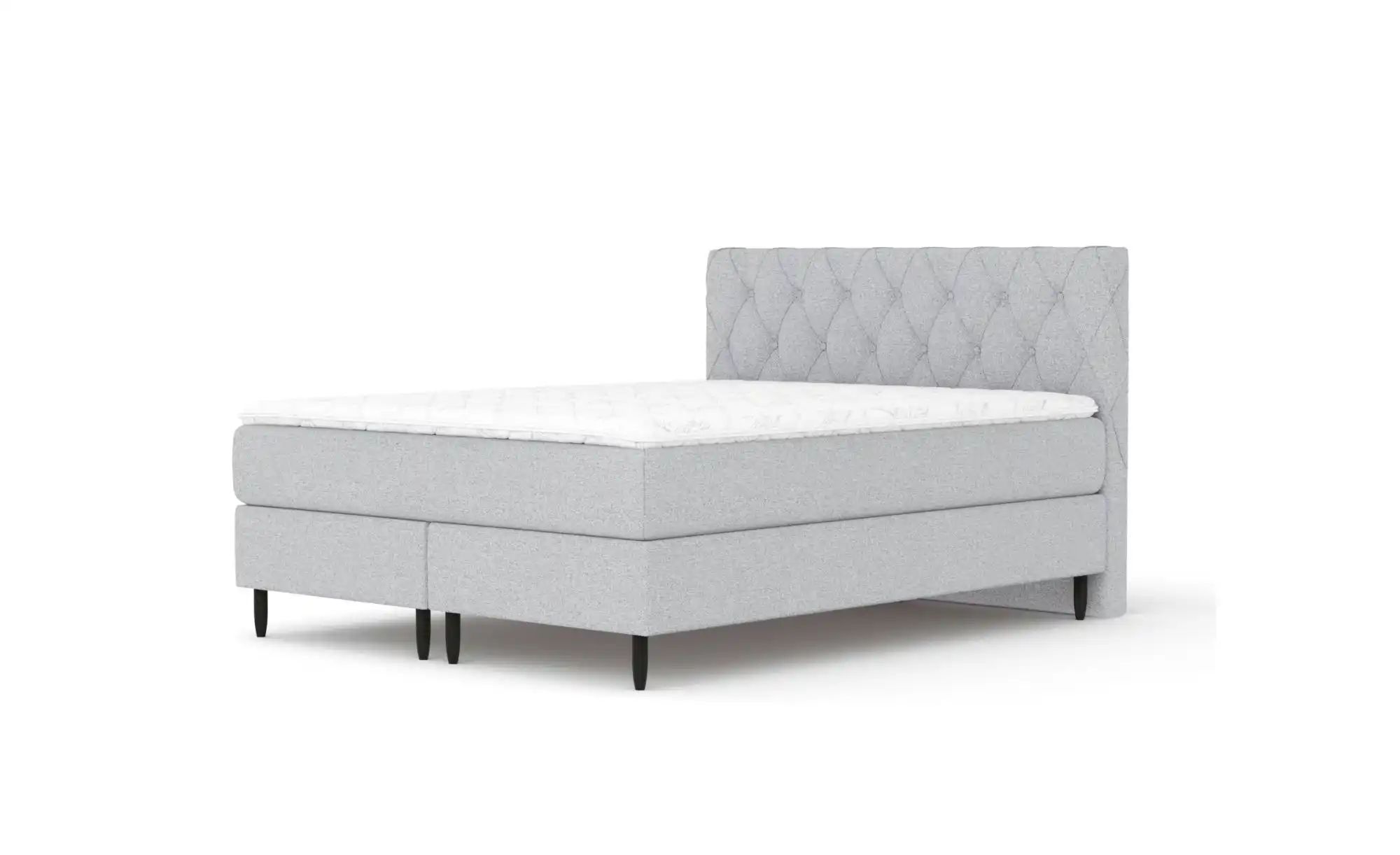 Boxspringbett   ¦ grau ¦ Maße (cm): B: 185 H: 114 Betten > Komfortbetten - günstig online kaufen