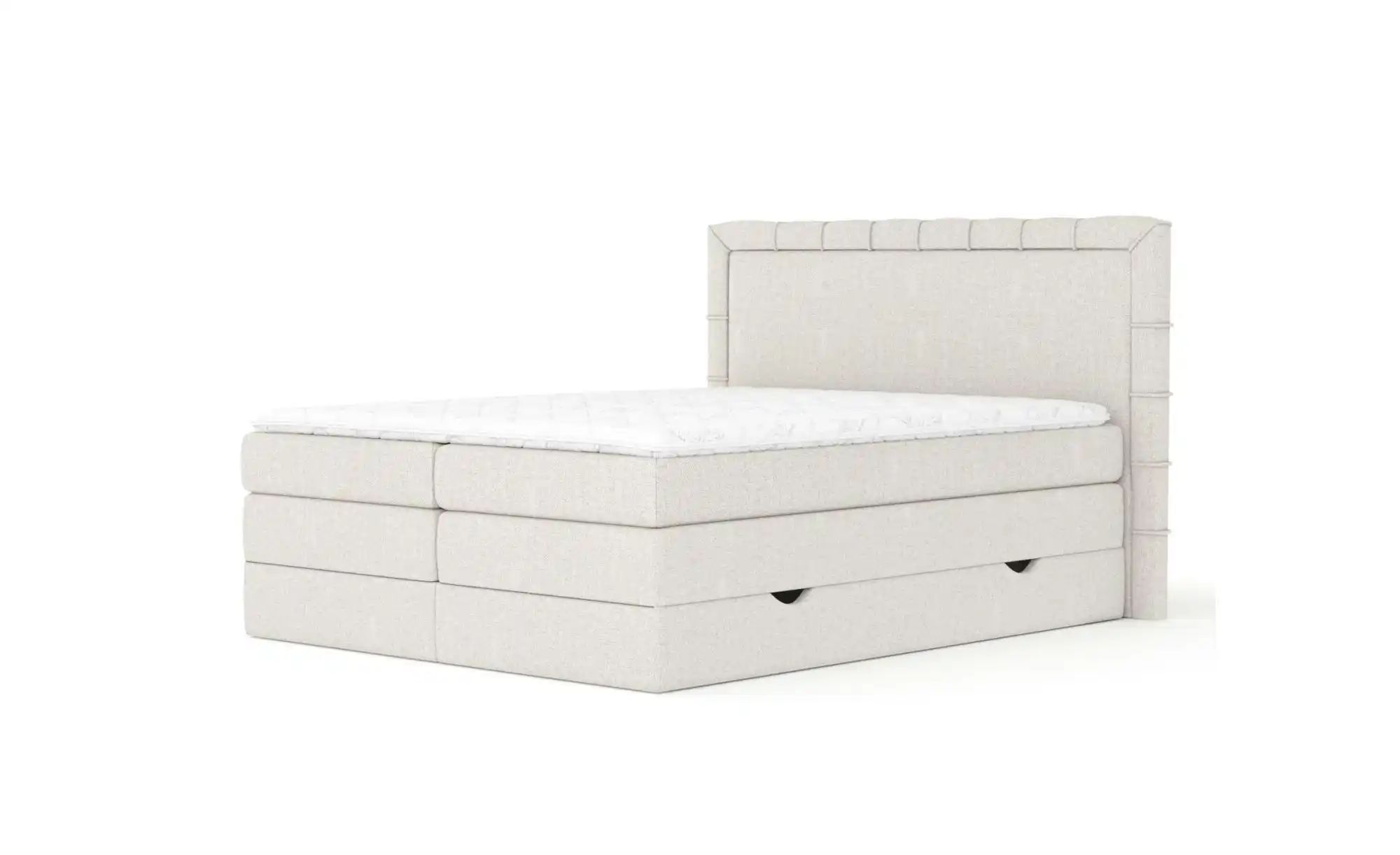 Boxspringbett mit Stauraum   ¦ beige ¦ Maße (cm): B: 167 H: 123 Betten > Ko günstig online kaufen
