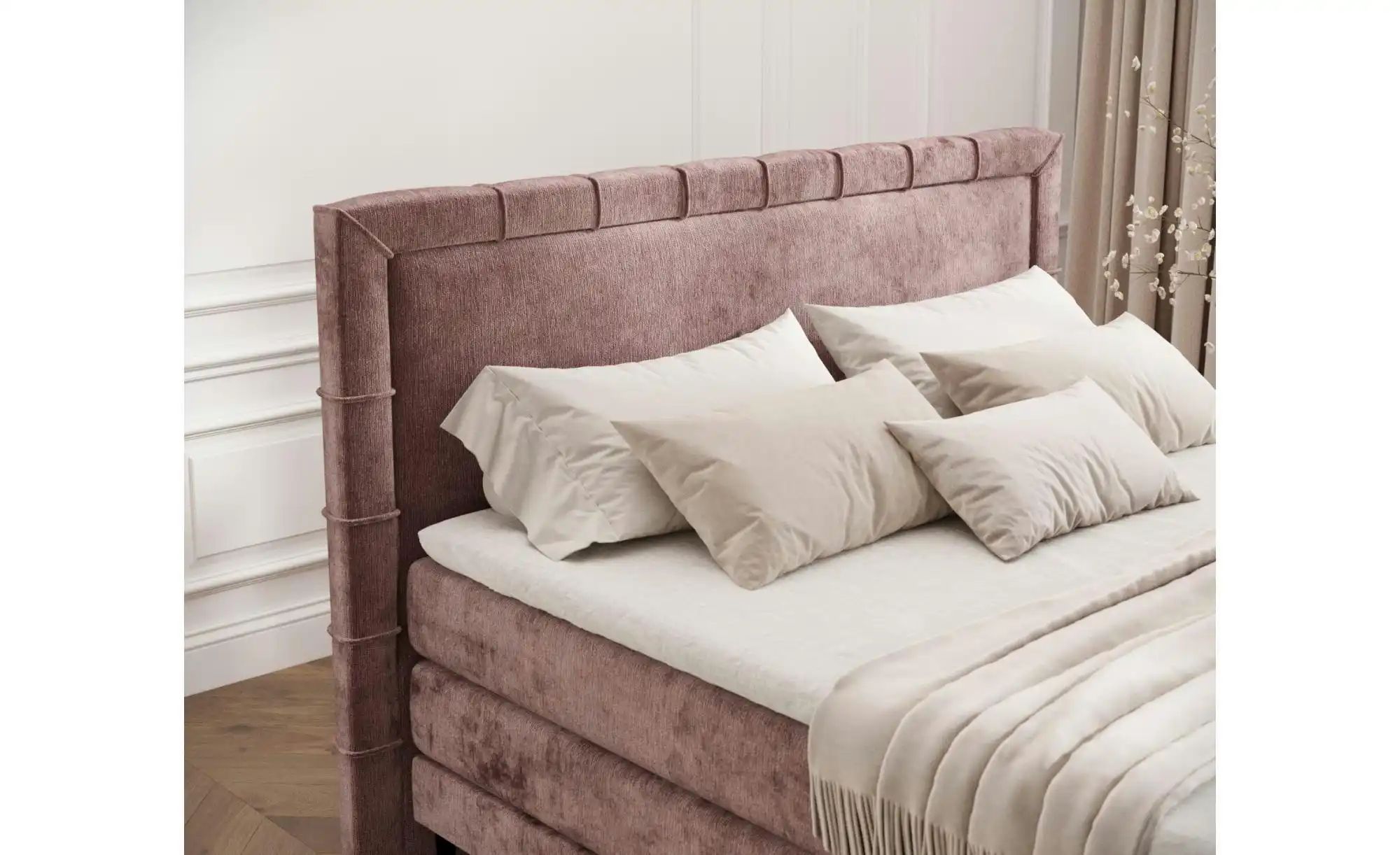 Thumbnail - Boxspringbett ¦ rosa/pink ¦ Maße (cm): B: 227 H: 123 Betten > Komfortbetten - Höffner