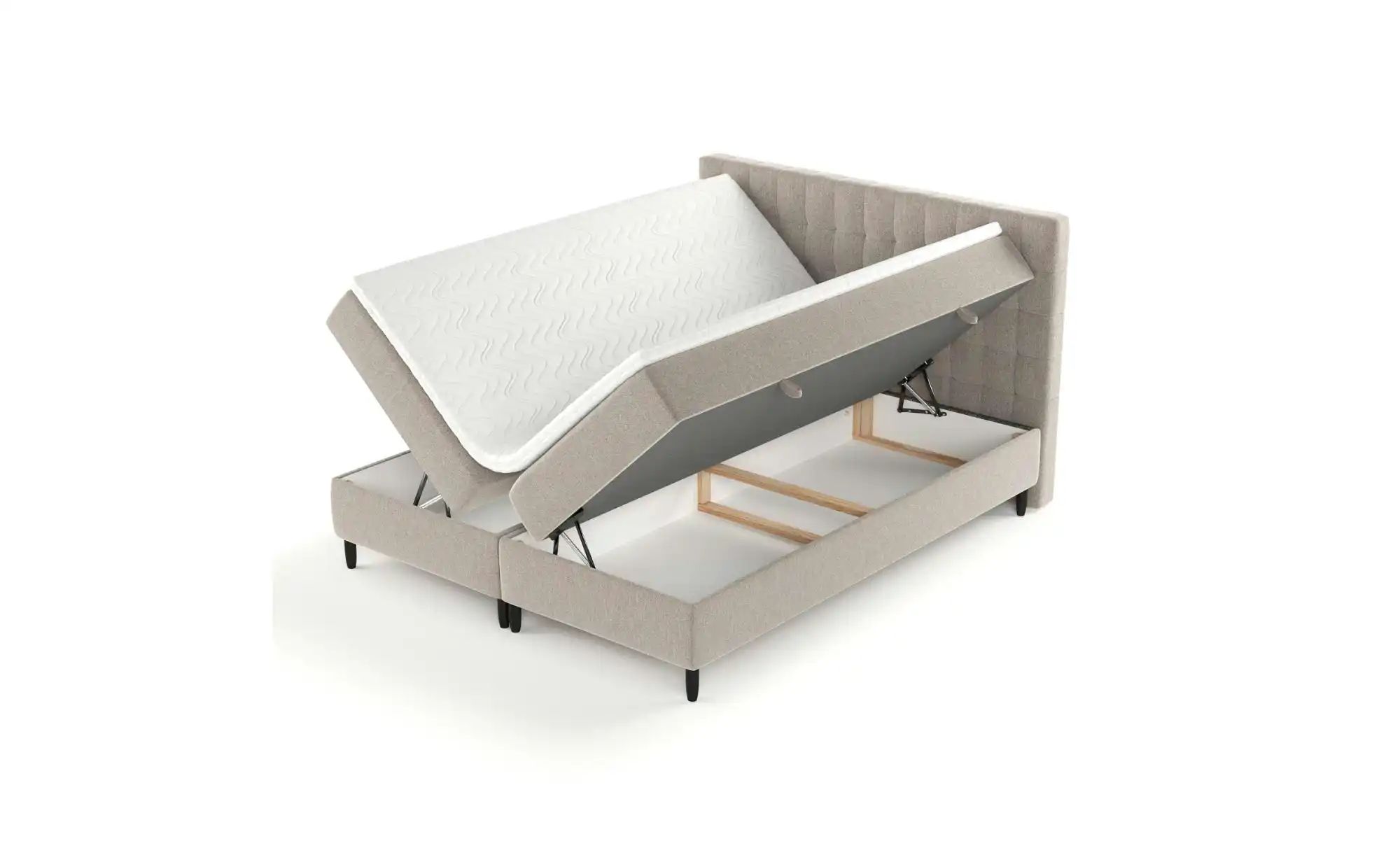Boxspringbett mit Stauraum   ¦ braun ¦ Maße (cm): B: 182 H: 114 Betten > Ko günstig online kaufen