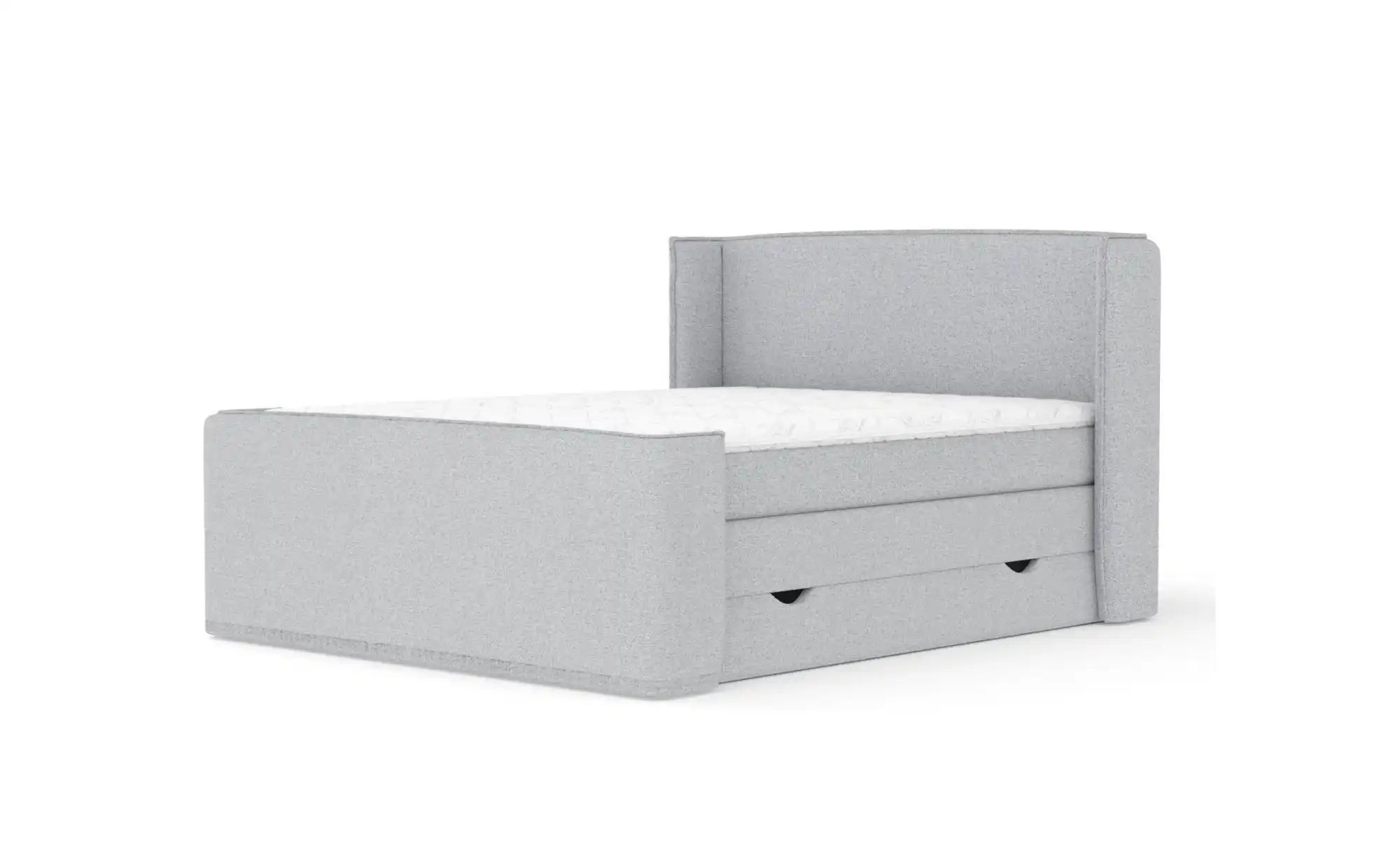 Boxspringbett mit Stauraum   ¦ grau ¦ Maße (cm): B: 158 H: 117 Betten > Kom günstig online kaufen