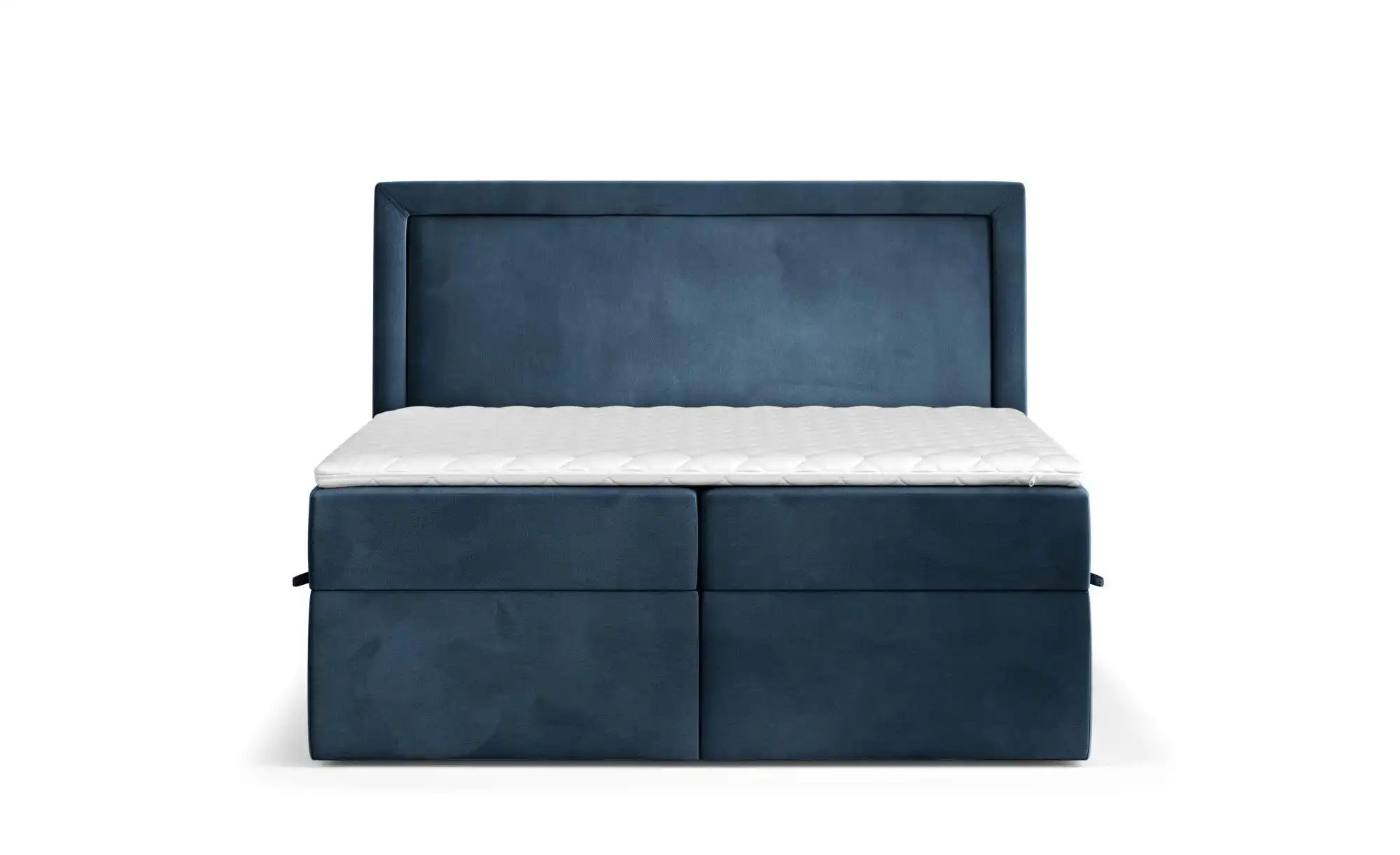 Boxspringbett mit Stauraum   ¦ blau ¦ Maße (cm): B: 122 H: 120 Betten > Kom günstig online kaufen
