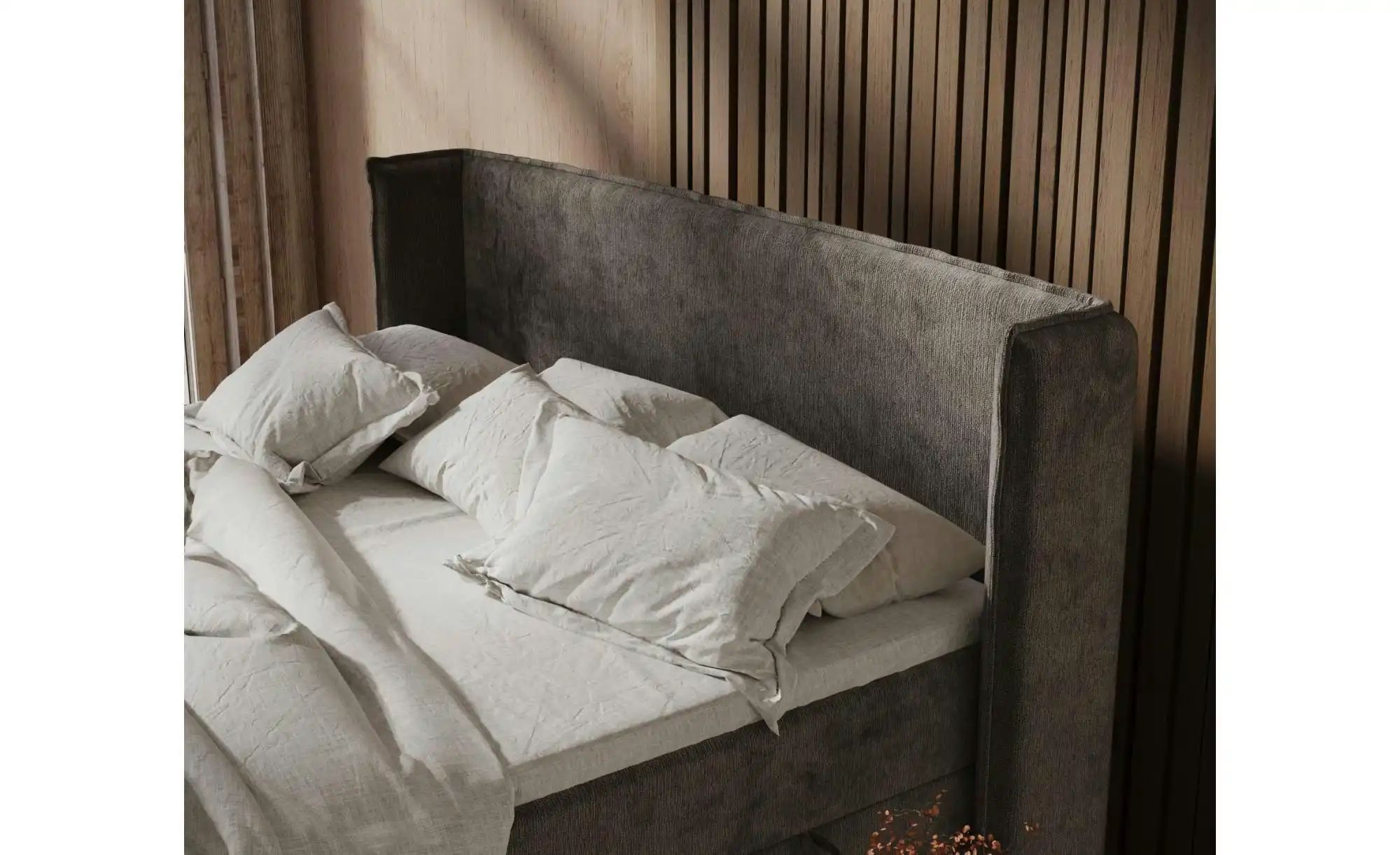 Boxspringbett mit Stauraum   ¦ braun ¦ Maße (cm): B: 178 H: 117 Betten > Ko günstig online kaufen
