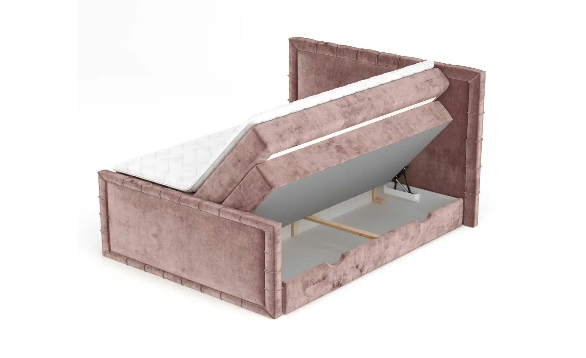 Boxspringbett mit Stauraum   ¦ rosa/pink ¦ Maße (cm): B: 167 H: 123 Betten günstig online kaufen