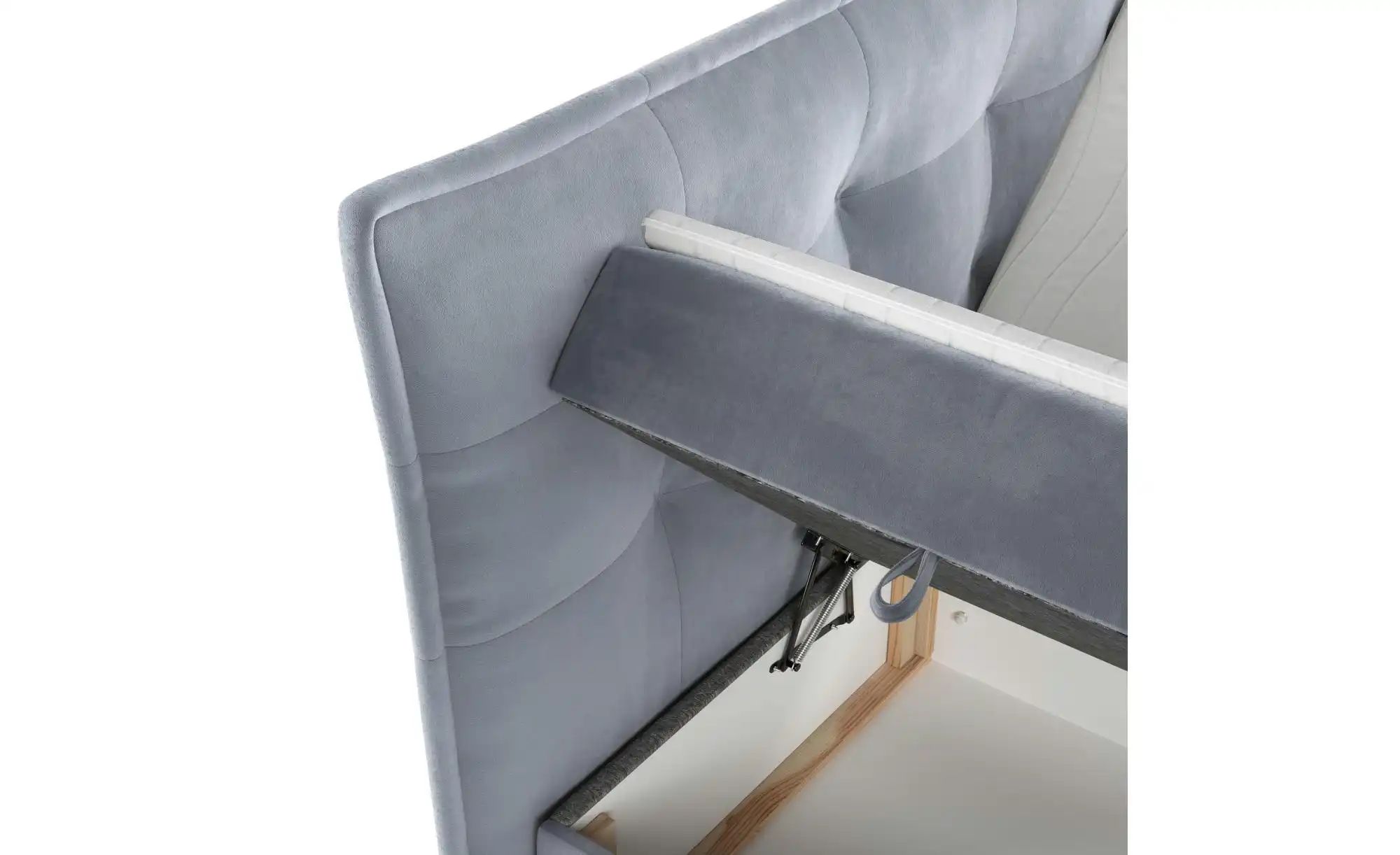 Boxspringbett mit Stauraum   ¦ blau ¦ Maße (cm): B: 193 H: 130 Betten > Kom günstig online kaufen
