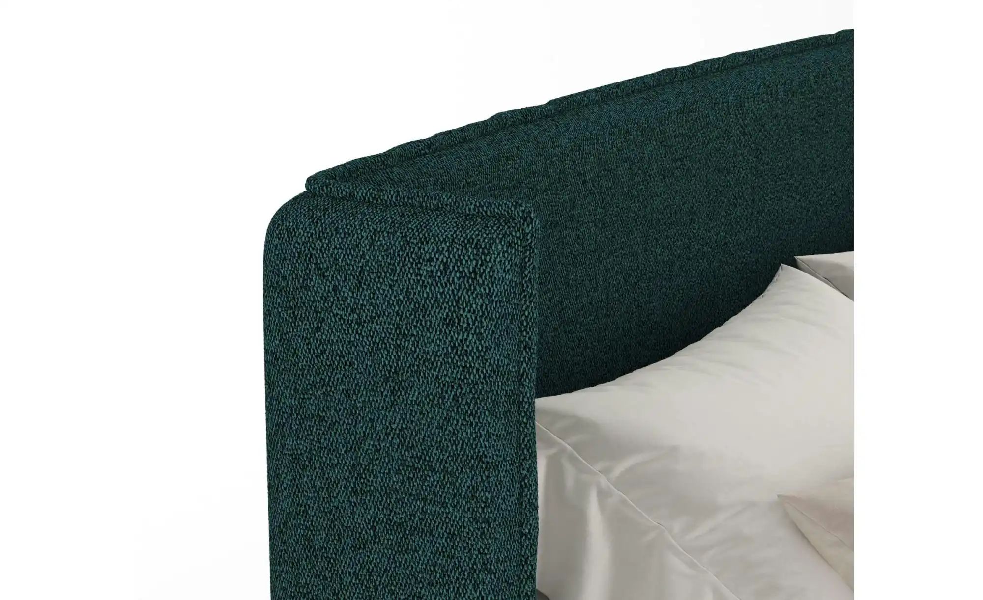 Boxspringbett mit Stauraum   ¦ grün ¦ Maße (cm): B: 178 H: 117 Betten > Kom günstig online kaufen