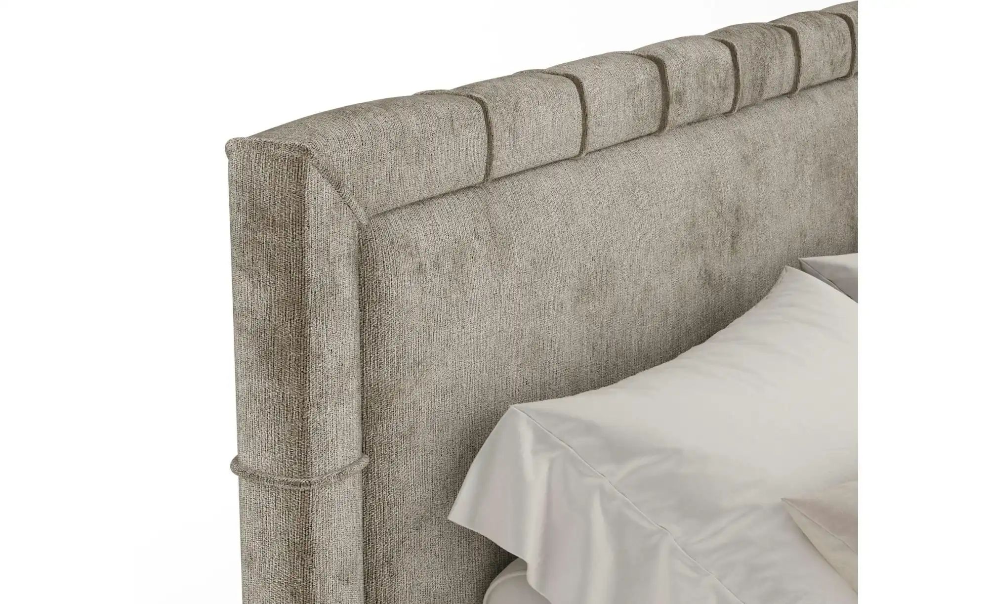 Boxspringbett mit Stauraum   ¦ beige ¦ Maße (cm): B: 207 H: 123 Betten > Ko günstig online kaufen