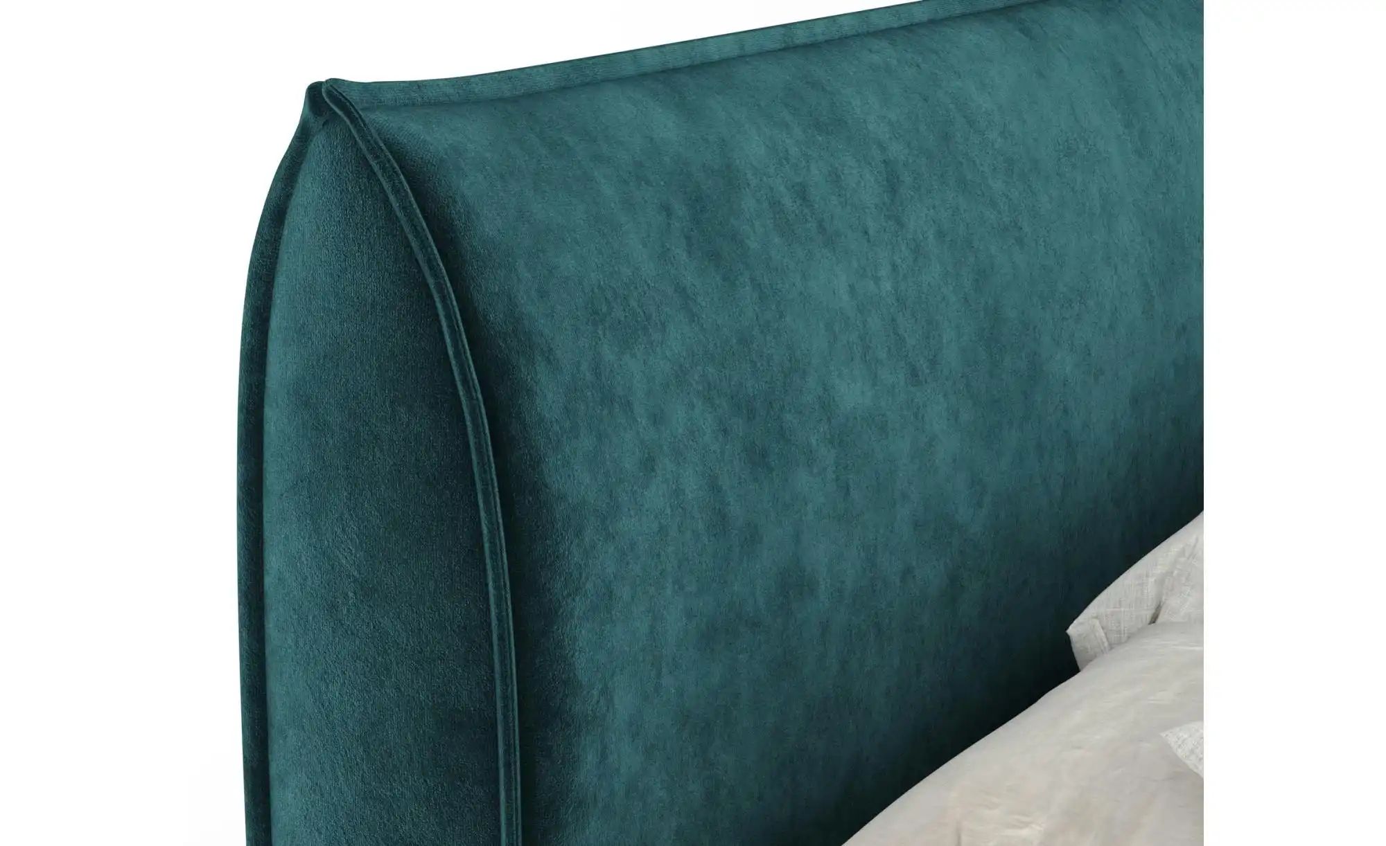 Boxspringbett   ¦ türkis/petrol ¦ Maße (cm): B: 211 H: 125 Betten > Komfort günstig online kaufen