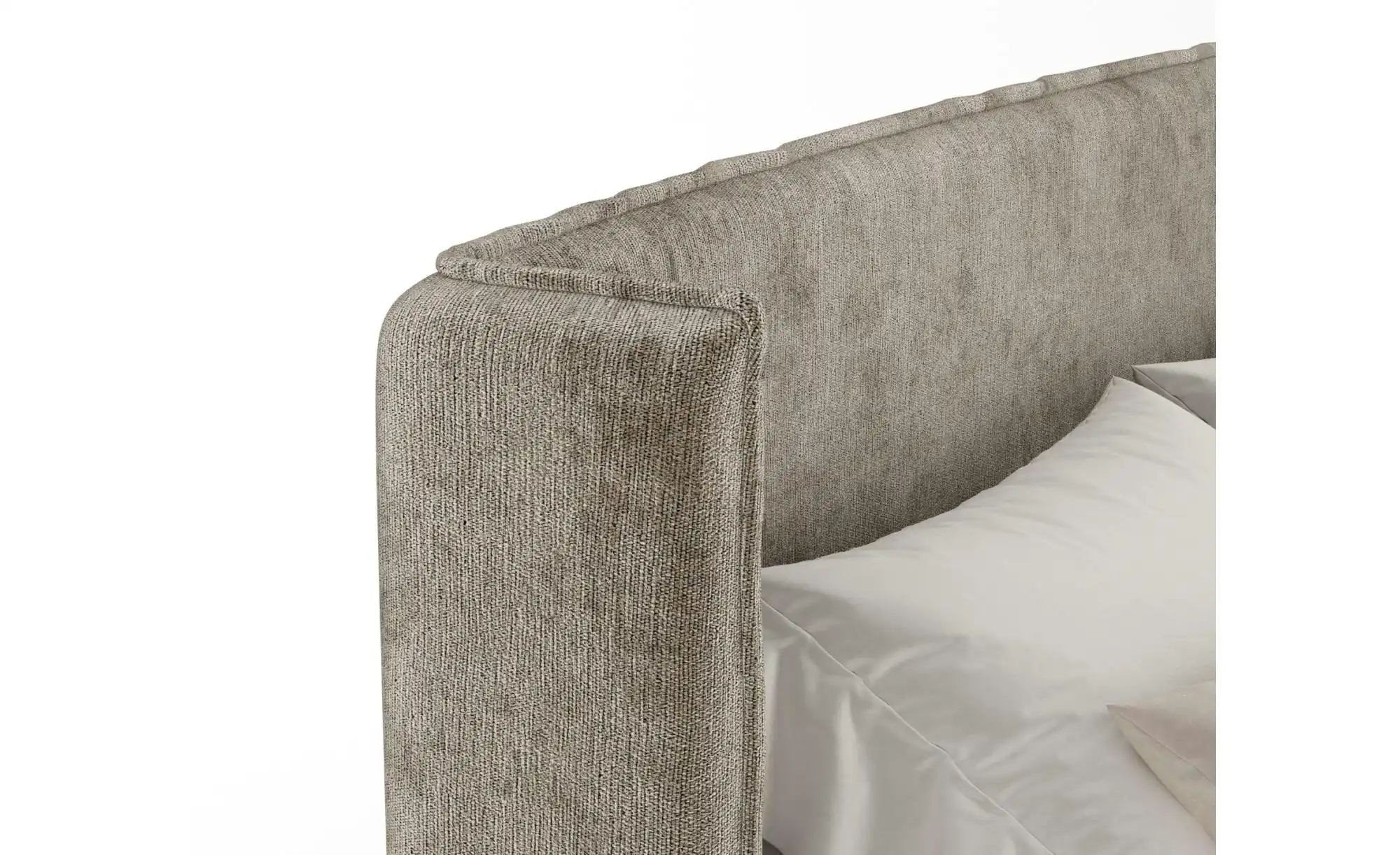 Boxspringbett mit Stauraum   ¦ beige ¦ Maße (cm): B: 218 H: 117 Betten > Ko günstig online kaufen