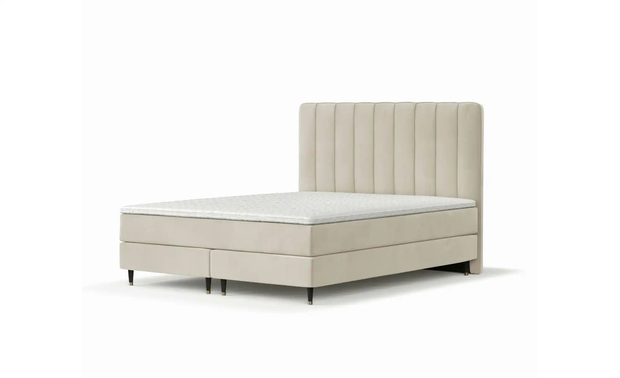 Boxspringbett   ¦ beige ¦ Maße (cm): B: 142 H: 120 Betten > Komfortbetten - günstig online kaufen