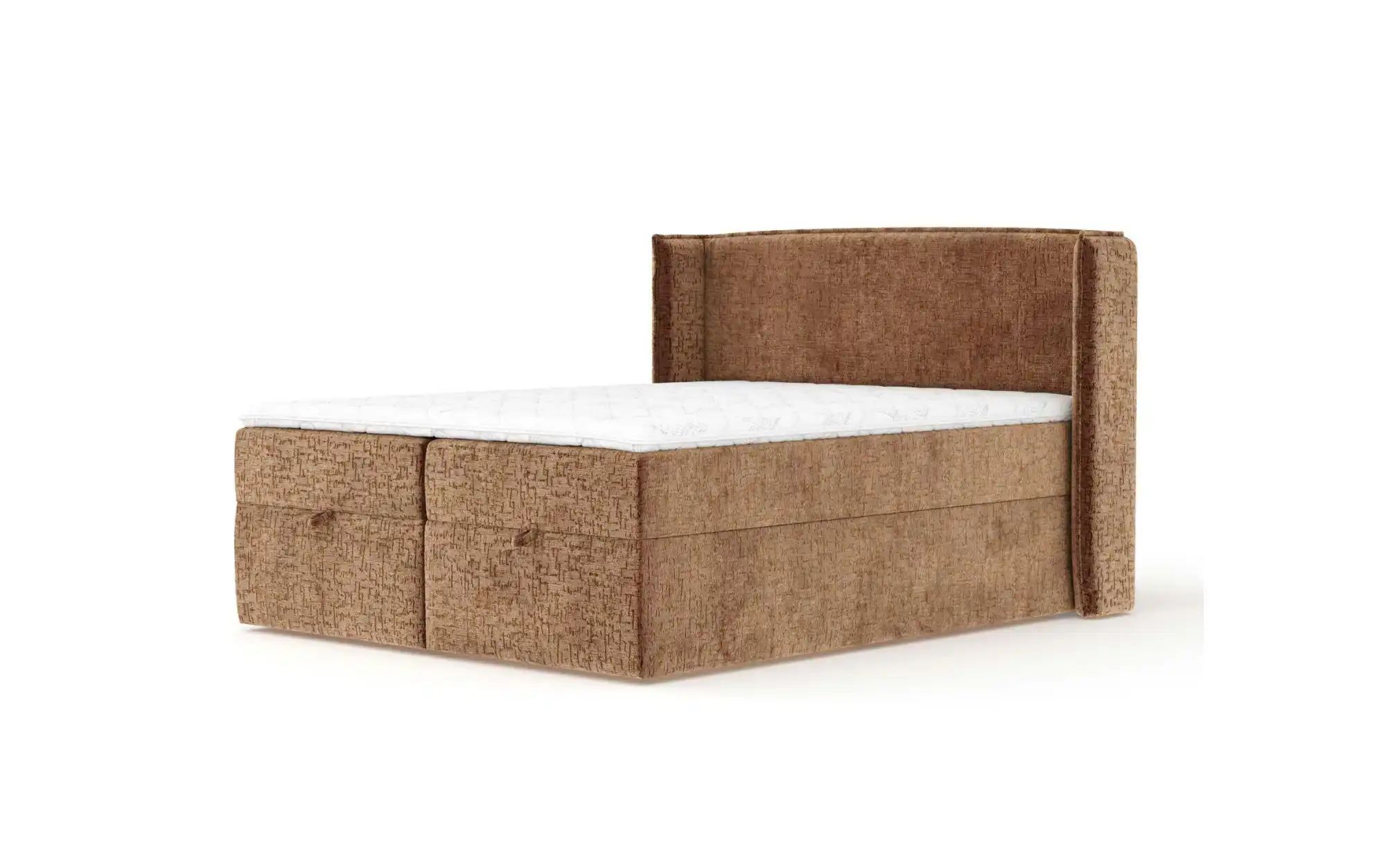 Boxspringbett mit Stauraum   ¦ orange ¦ Maße (cm): B: 178 H: 117 Betten > K günstig online kaufen